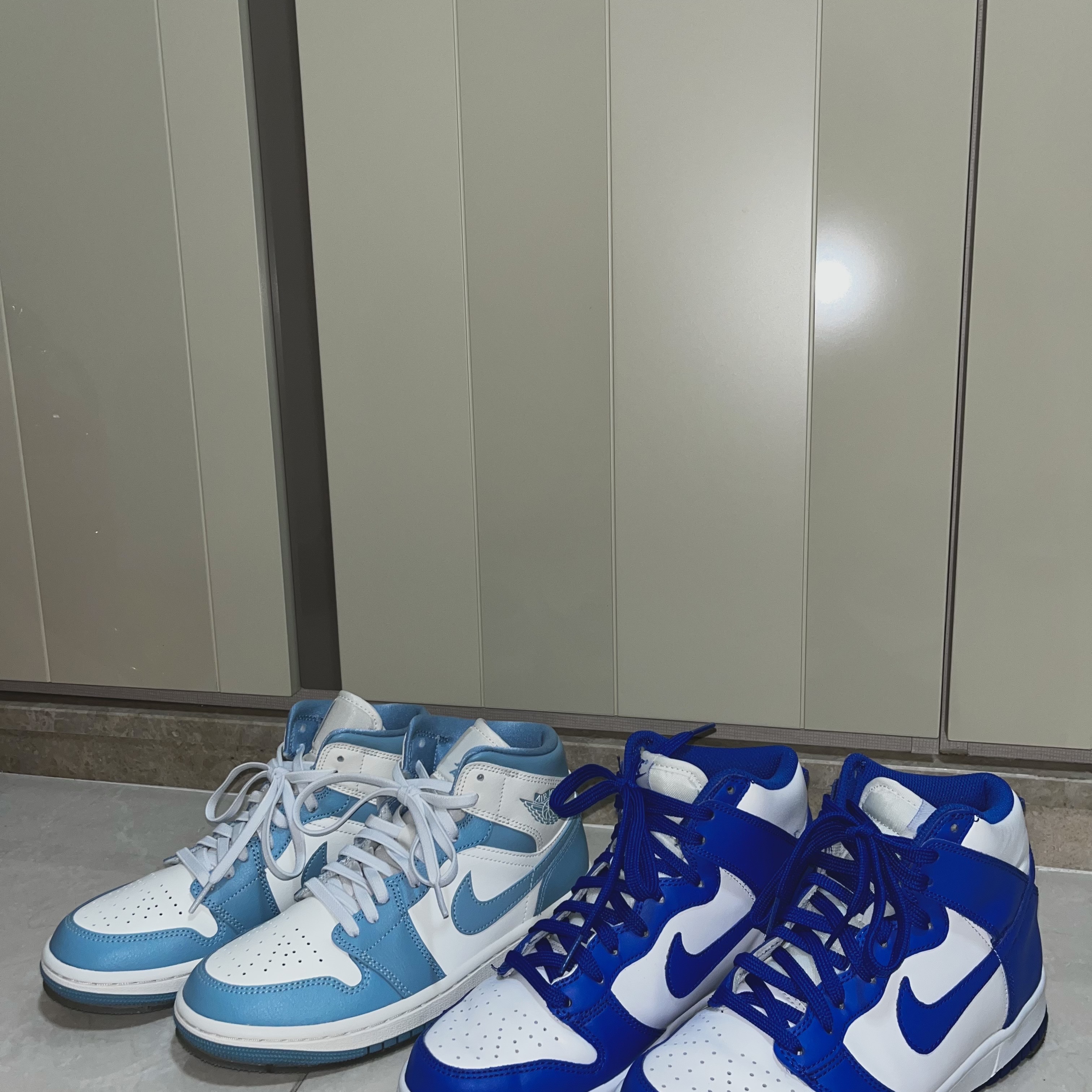 Nike Dunk High Retro Game Royal, (GS) Nike Dunk High Game Royal 착용 스타일