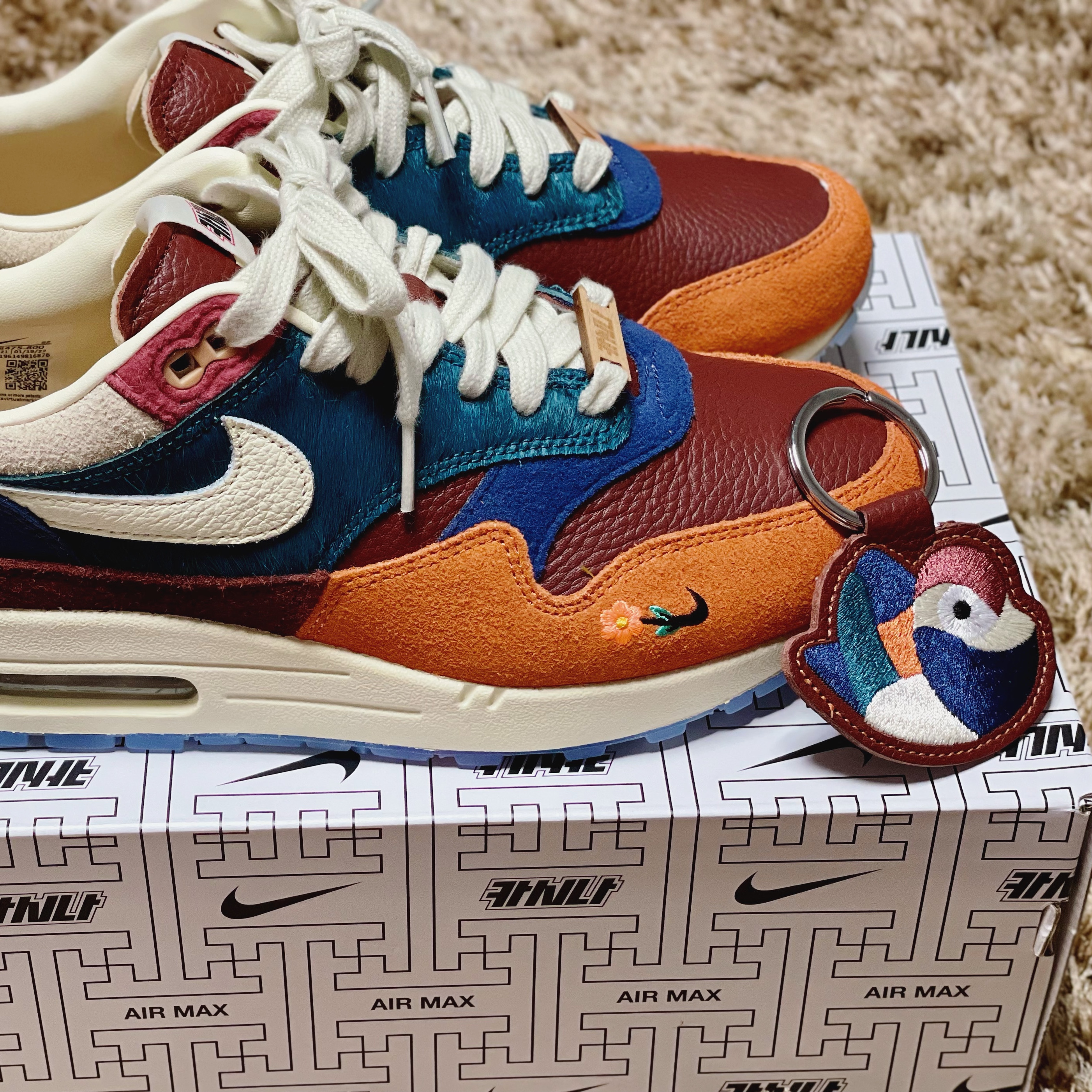 Nike x Kasina Air Max 1 SP Won-Ang Orange 착용 스타일