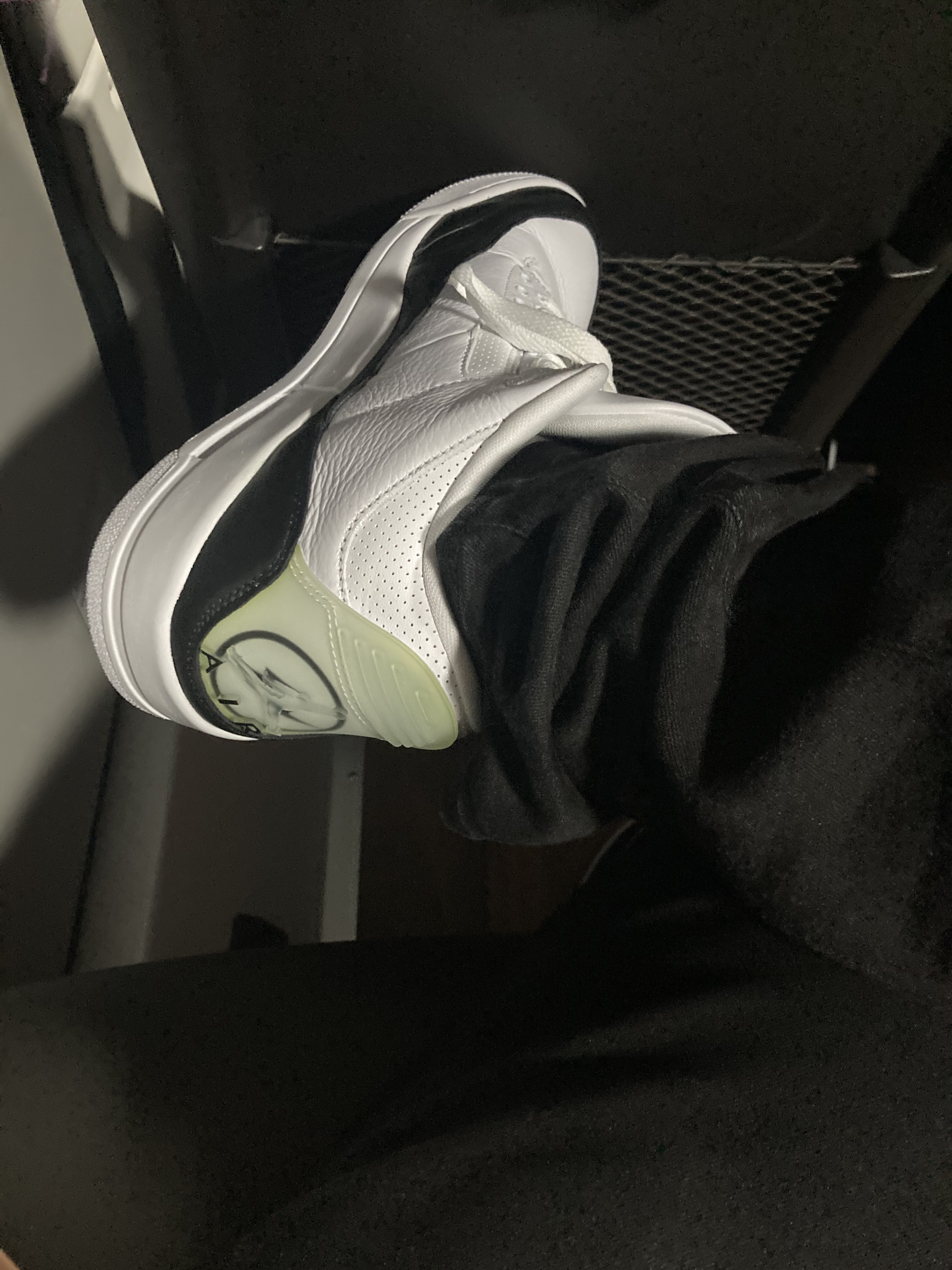 Jordan 3 x Fragment Retro SP White Black 착용 스타일 - 4