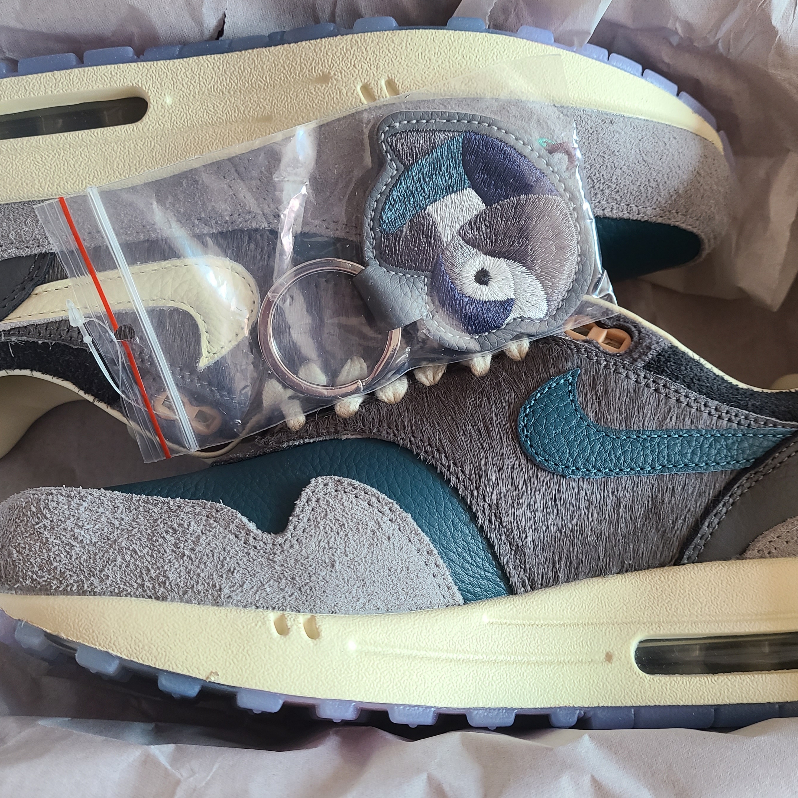 Nike x Kasina Air Max 1 SP Won-Ang Particle Grey 착용 스타일