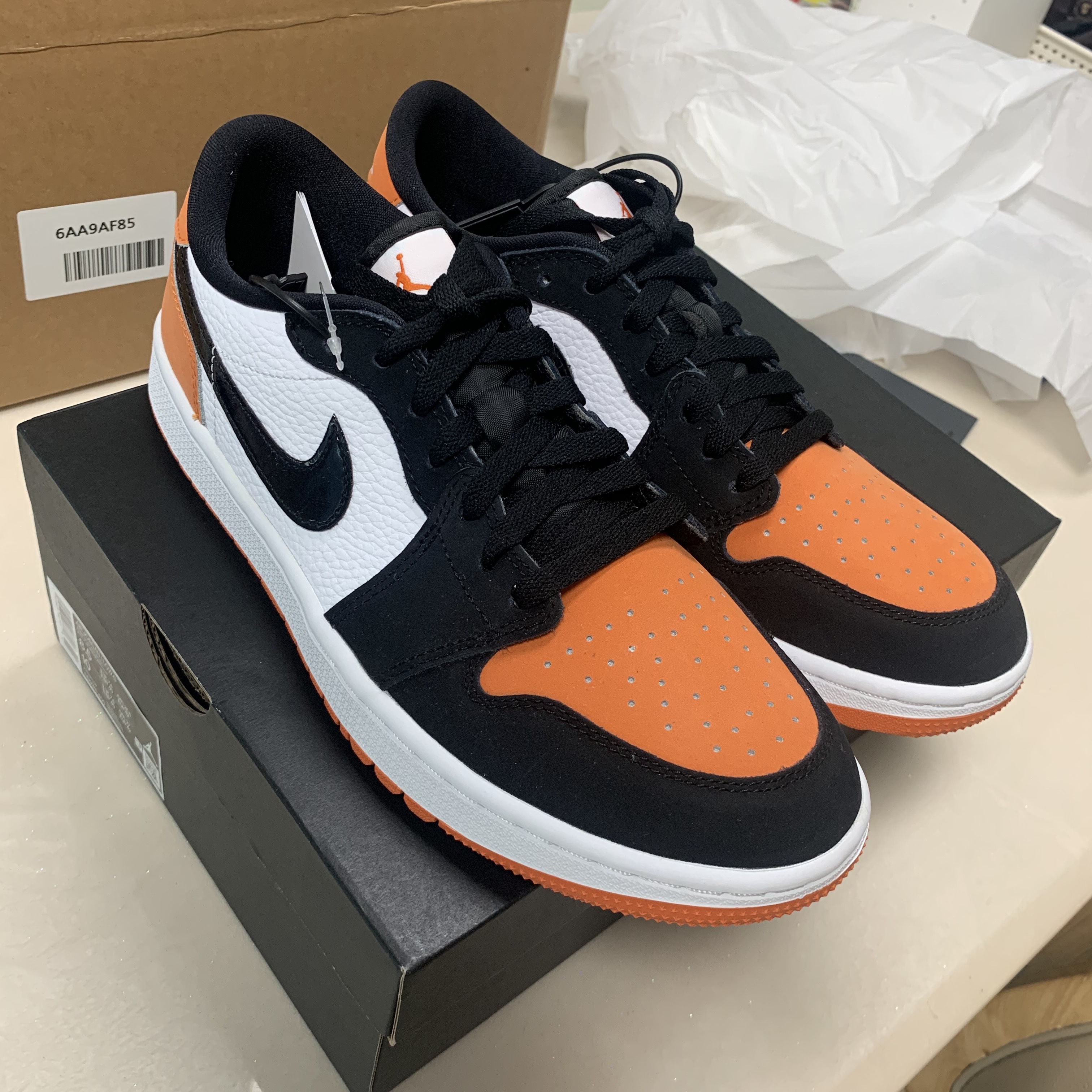 Jordan 1 Low Golf Starfish 착용 스타일 - 2