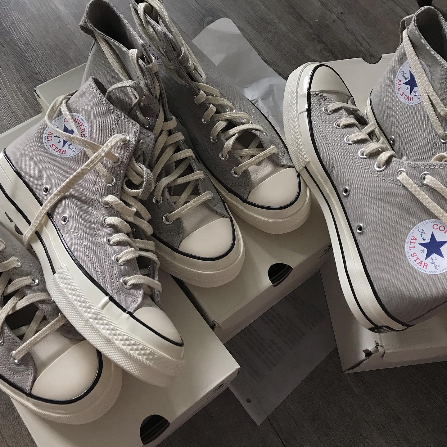 Converse x Fear of God Essentials Chuck 70 Hi Grey 착용 스타일
