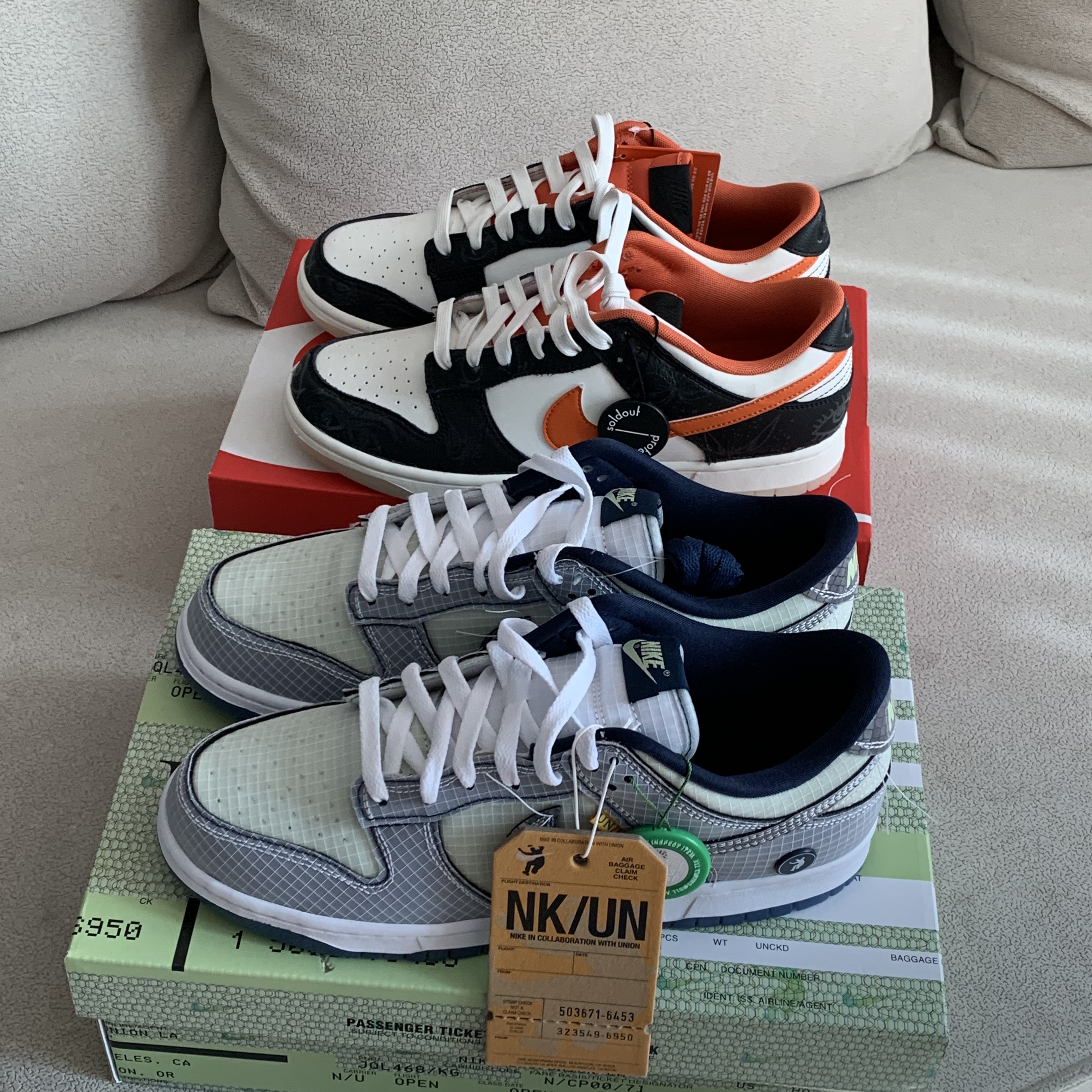 (TD) Nike Dunk Low Black, Nike Dunk Low Retro PRM Halloween 착용 스타일 - 2