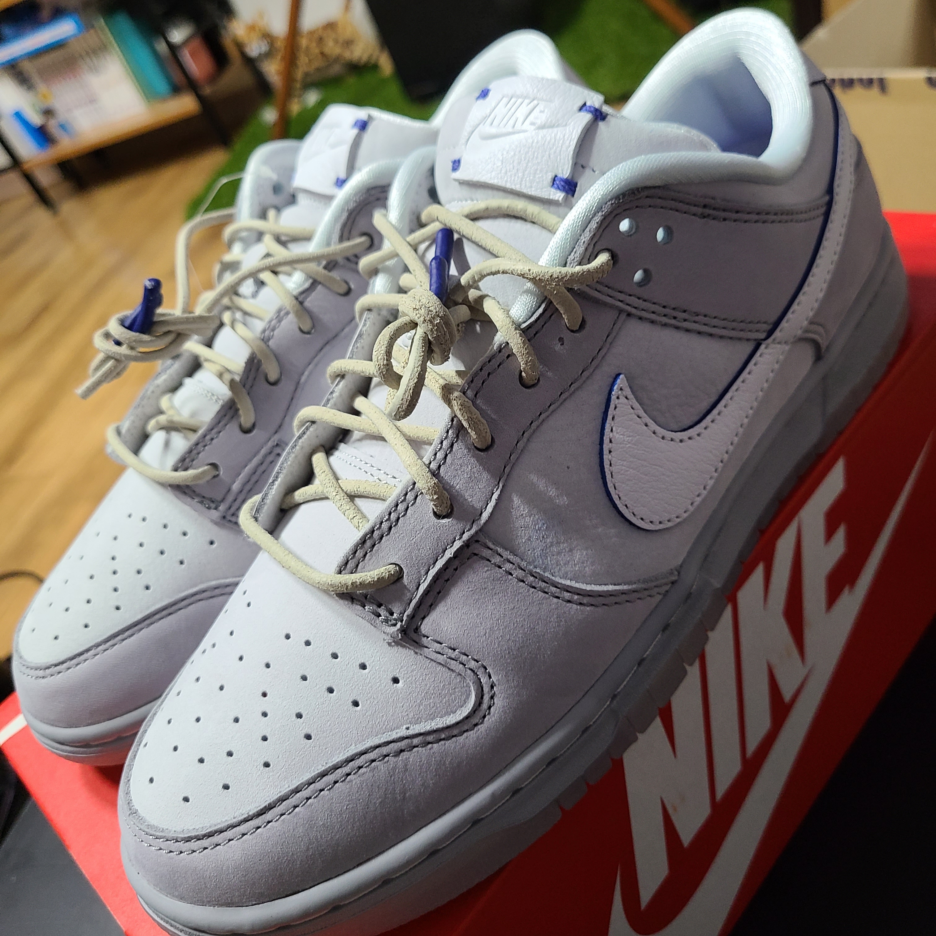 Nike Dunk Low Wolf Grey and Pure Platinum 착용 스타일 - 3
