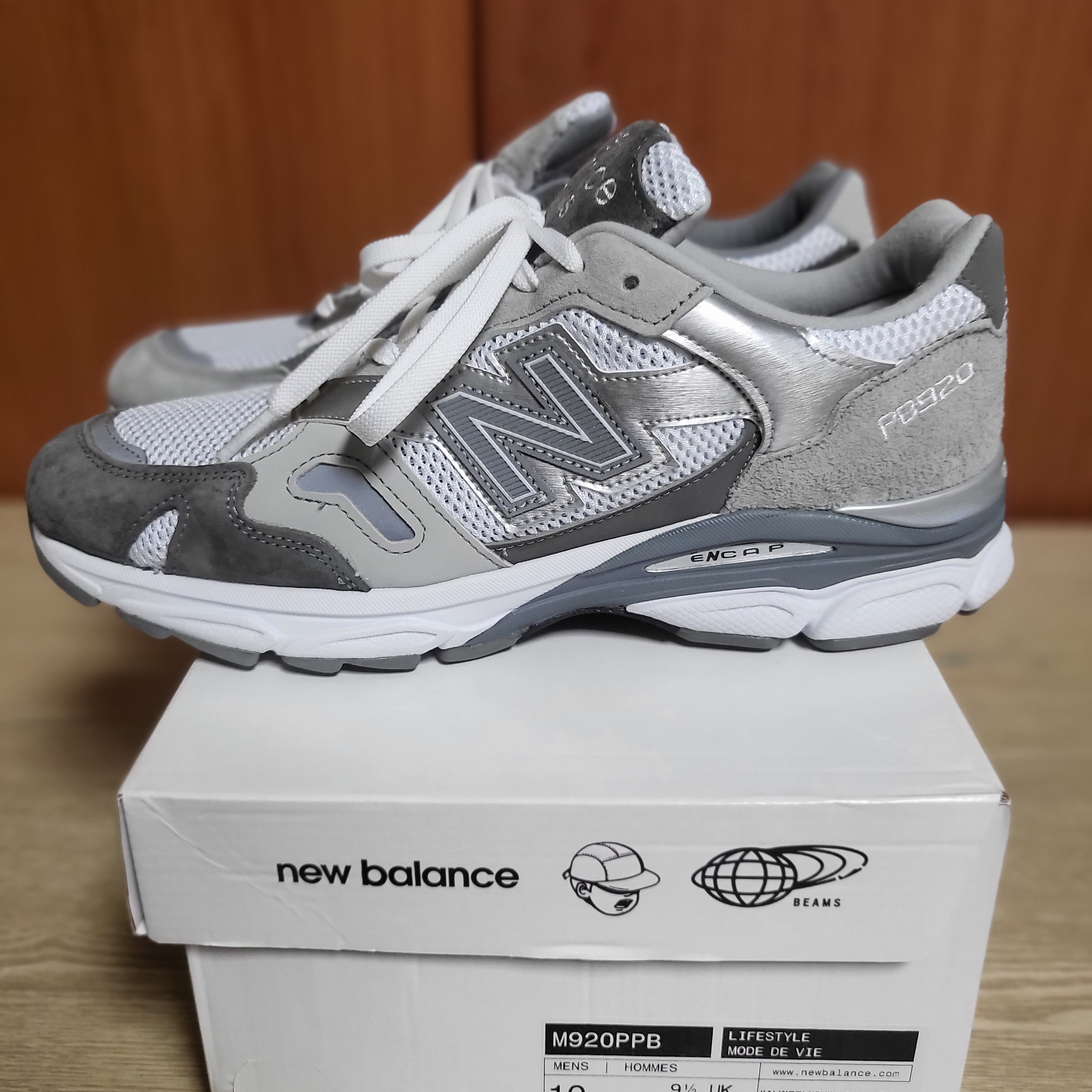 New Balance x Paperboy Paris x Beams 920 Made in UK Ice Boy 착용 스타일 - 5