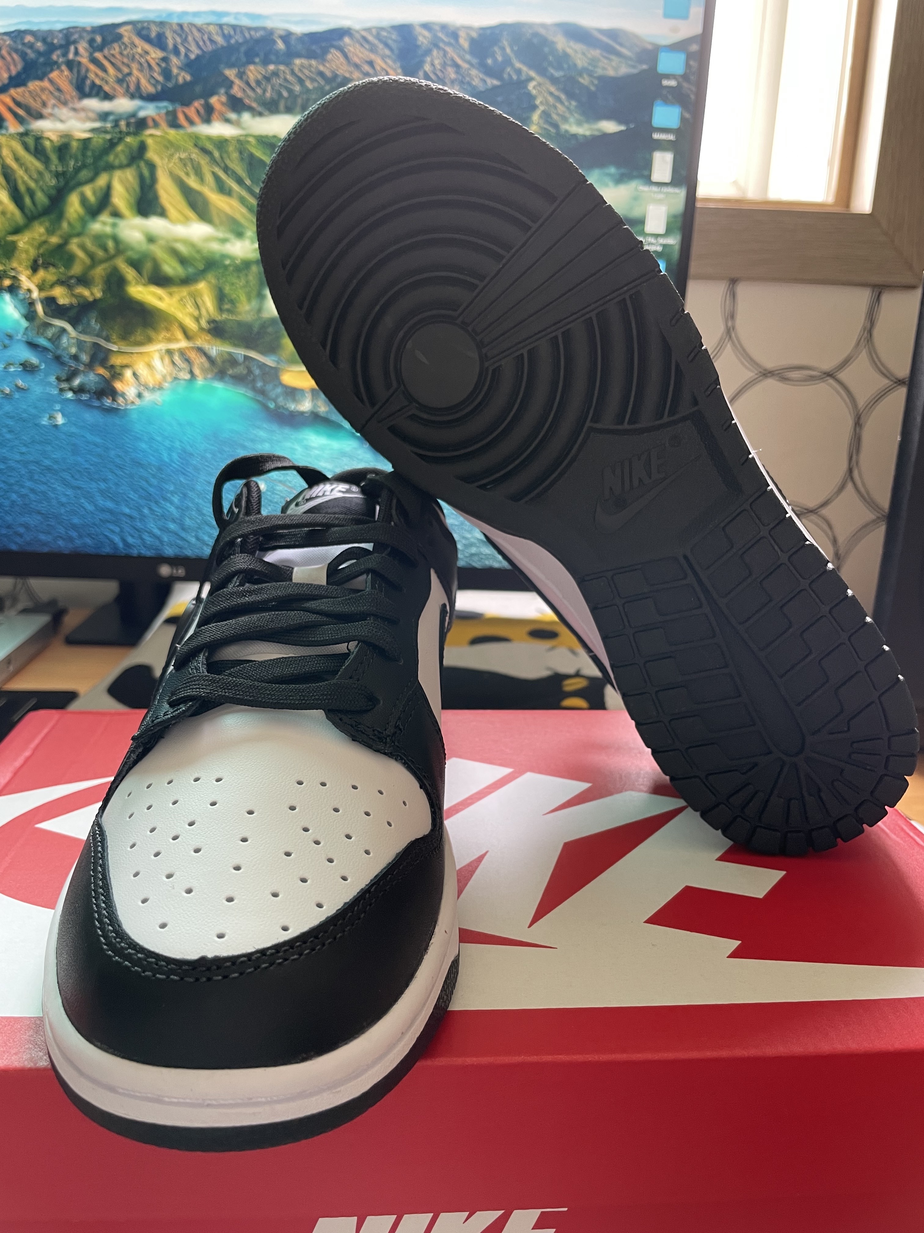 Nike Dunk Low Retro Black 착용 스타일 - 3