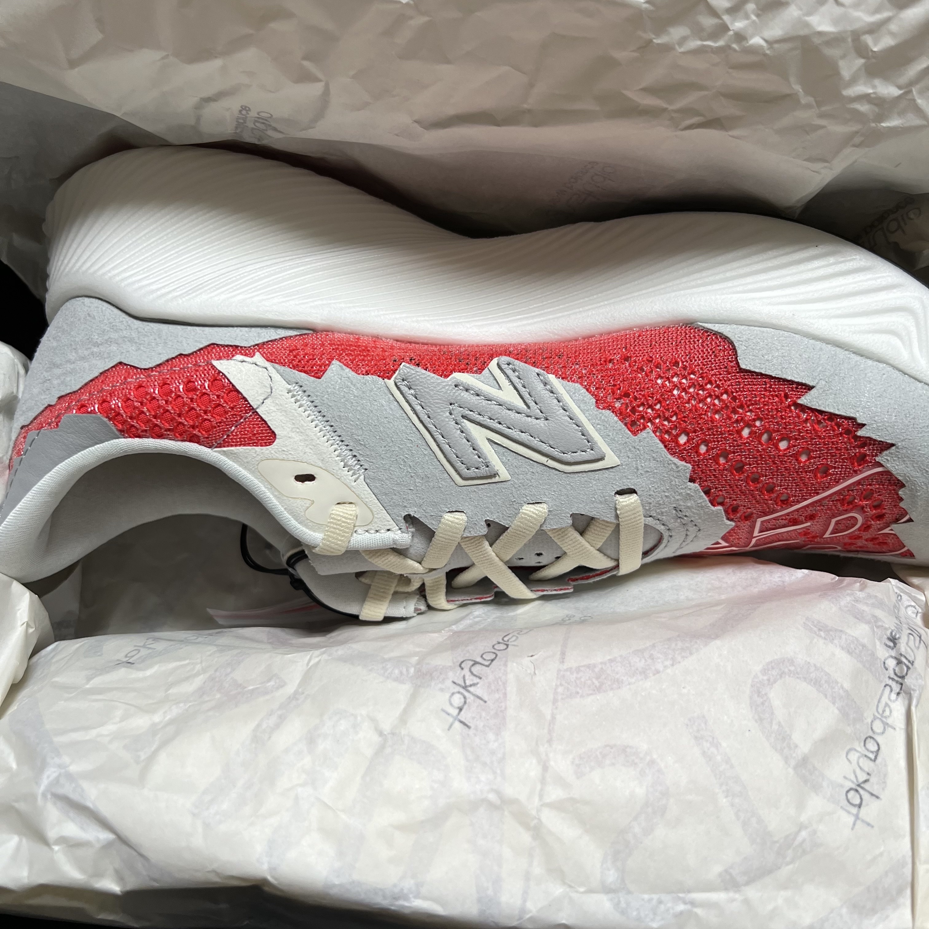 New Balance x Stone Island x Tokyo Design Studio FuelCell RC Elite v2 SI Red 착용 스타일