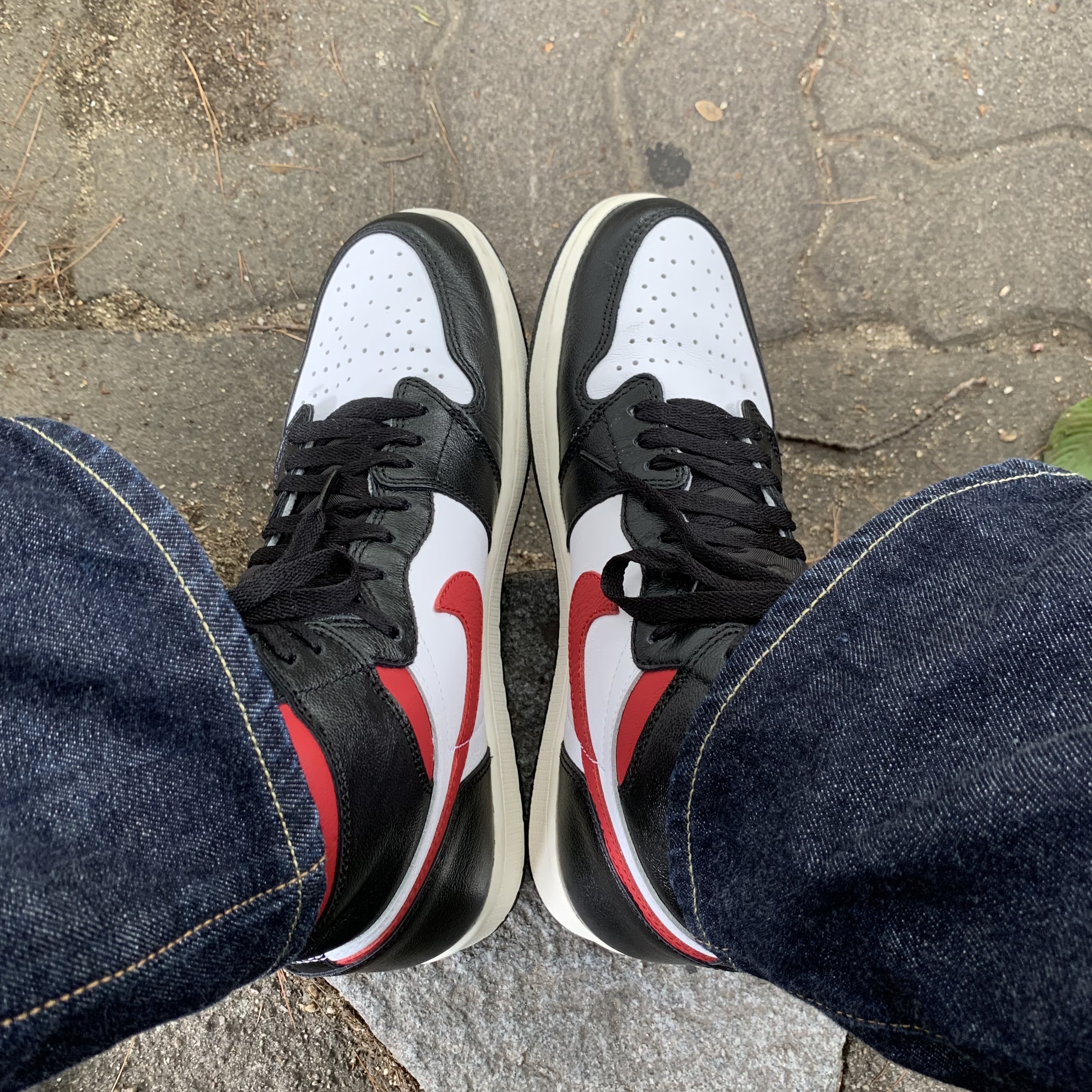 Jordan 1 Retro High OG Gym Red 착용 스타일 - 2