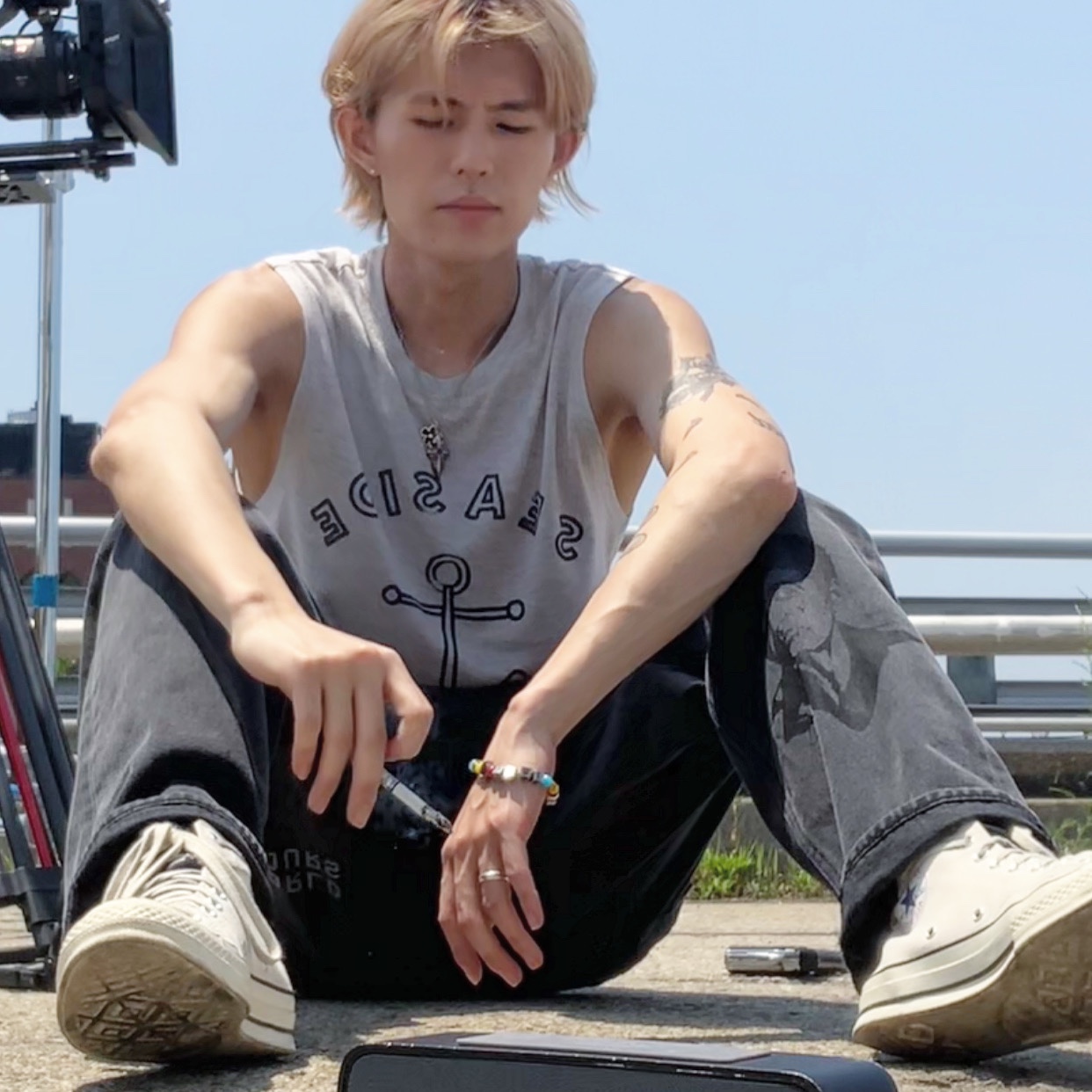 Converse x Fear of God Essentials Chuck 70 Hi Natural 2020 착용 스타일