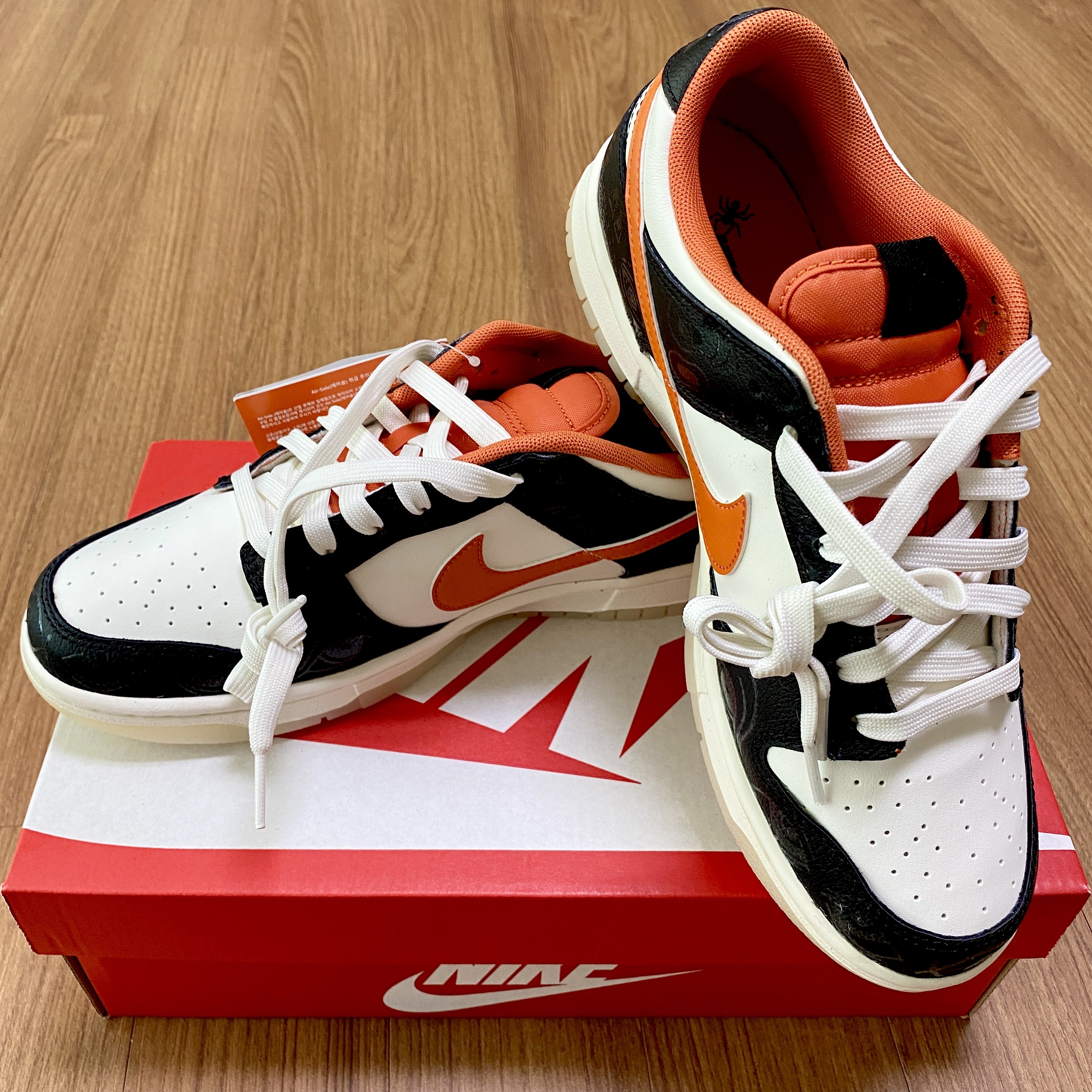 Nike Dunk Low Retro PRM Halloween 착용 스타일 - 4