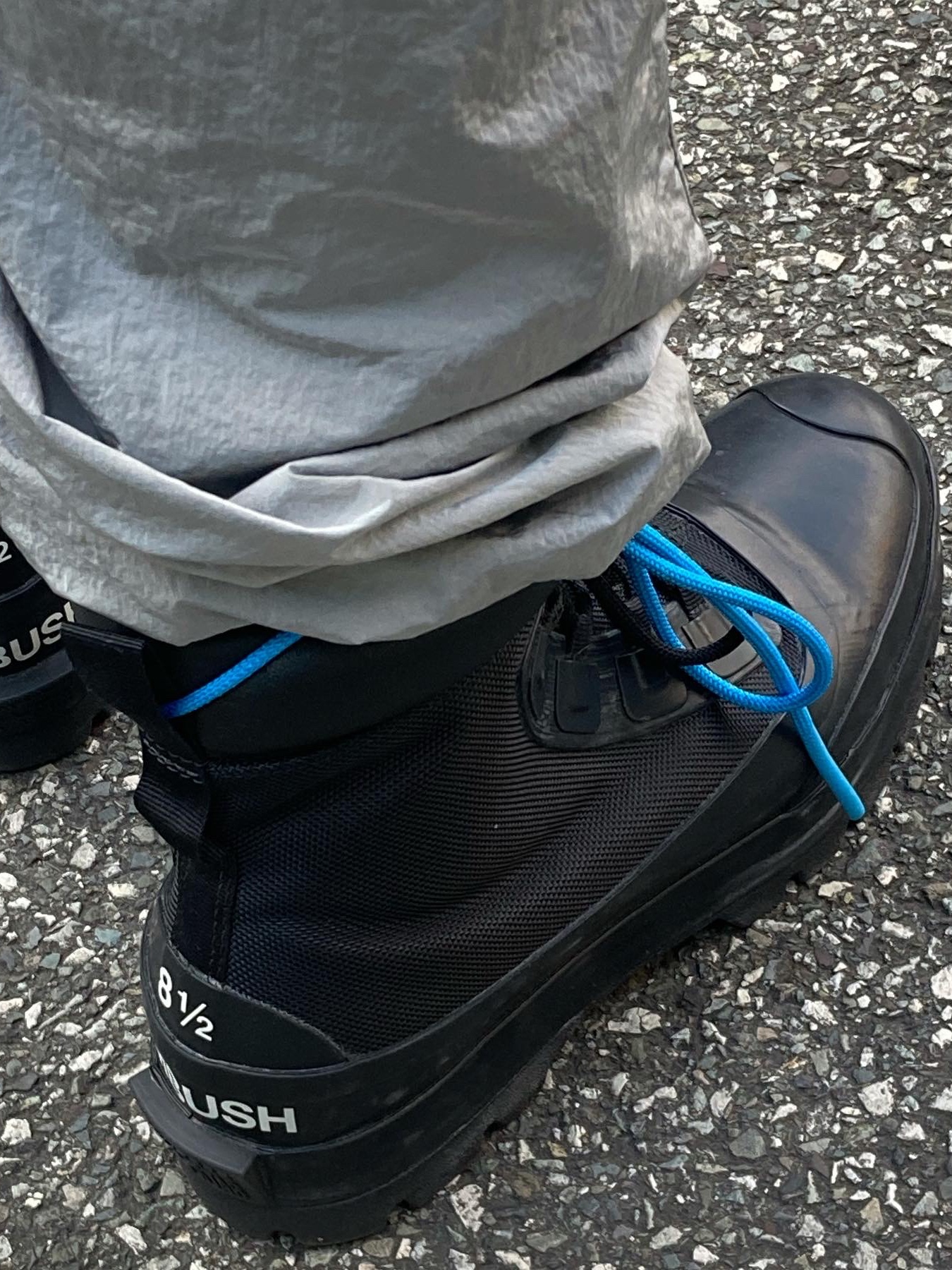 Converse x Ambush Chuck Taylor All Star Duck Boot Black 착용 스타일 - 2