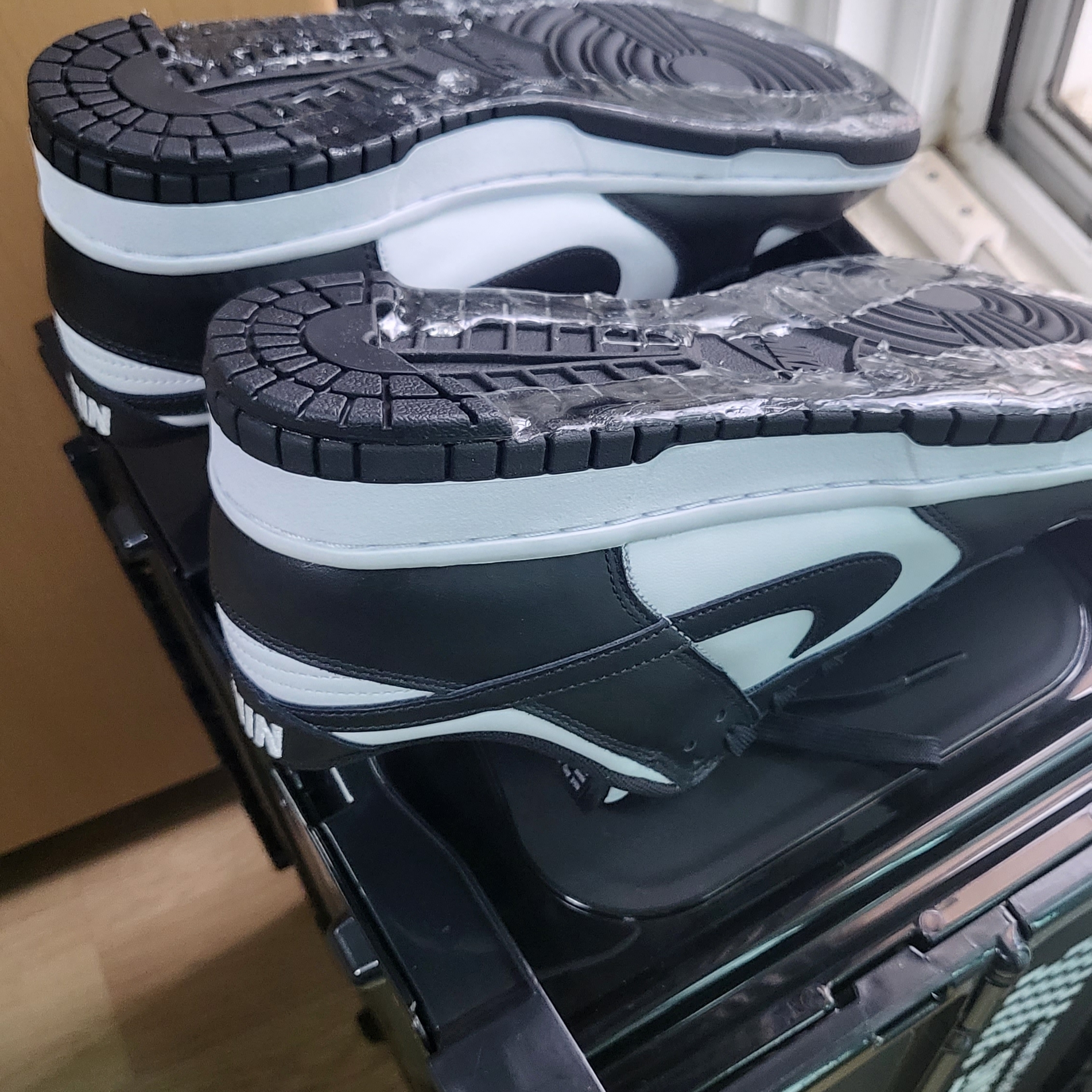 Nike Dunk Low Retro Black 착용 스타일 - 4