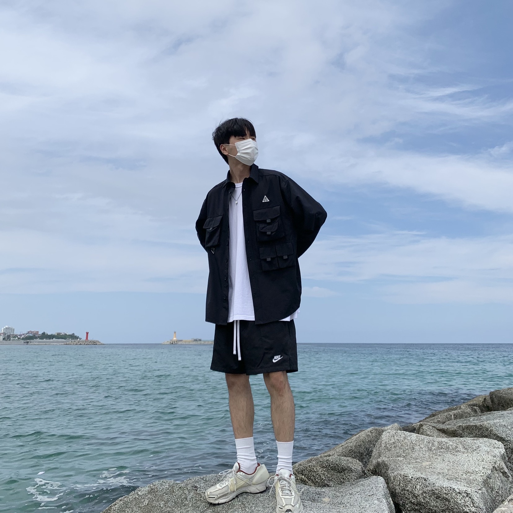 Nike ACG Devastation Trail Work Shirt Black - Asia, Nike x A-Cold-Wall Zoom Vomero 5 Sail 착용 스타일