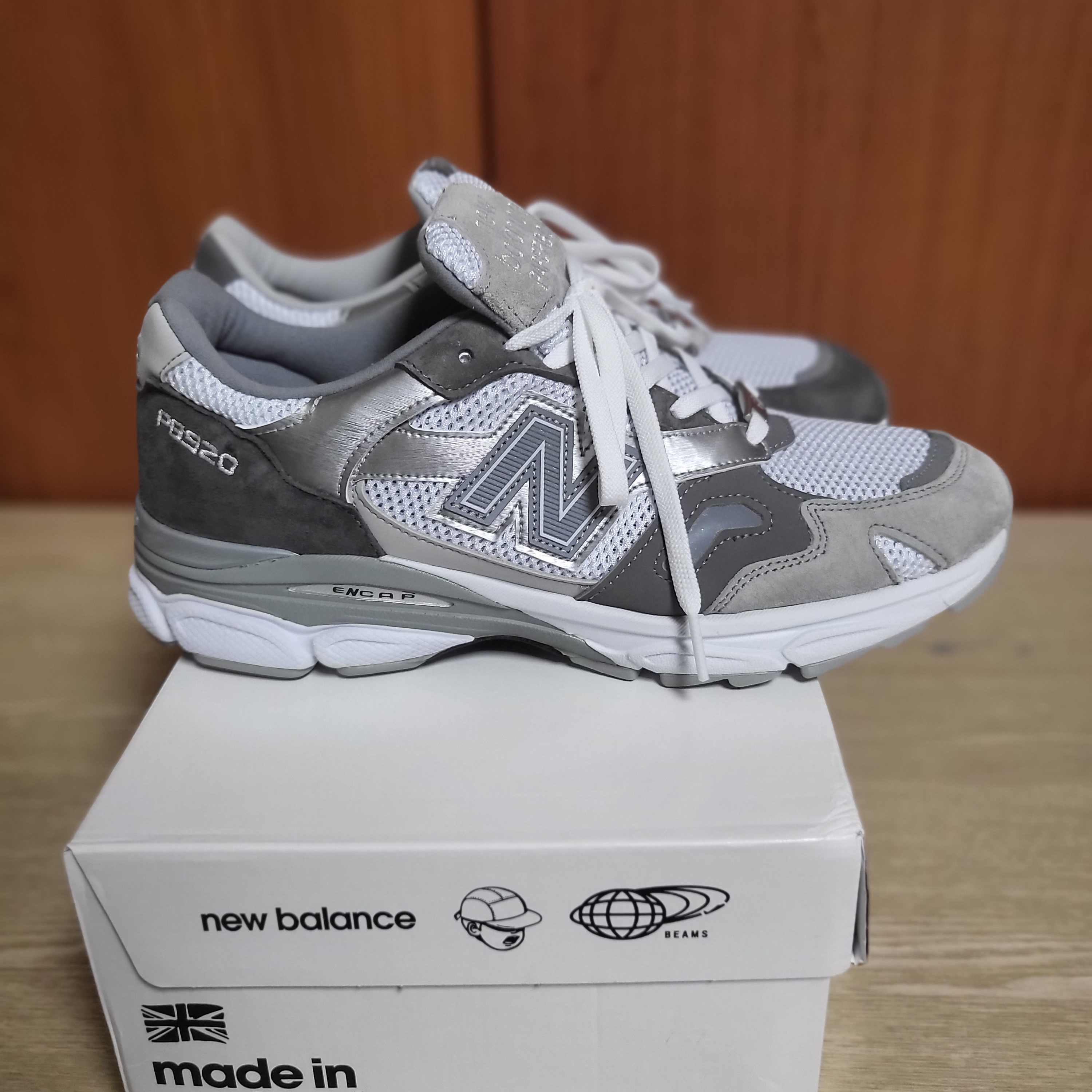 New Balance x Paperboy Paris x Beams 920 Made in UK Ice Boy 착용 스타일 - 3