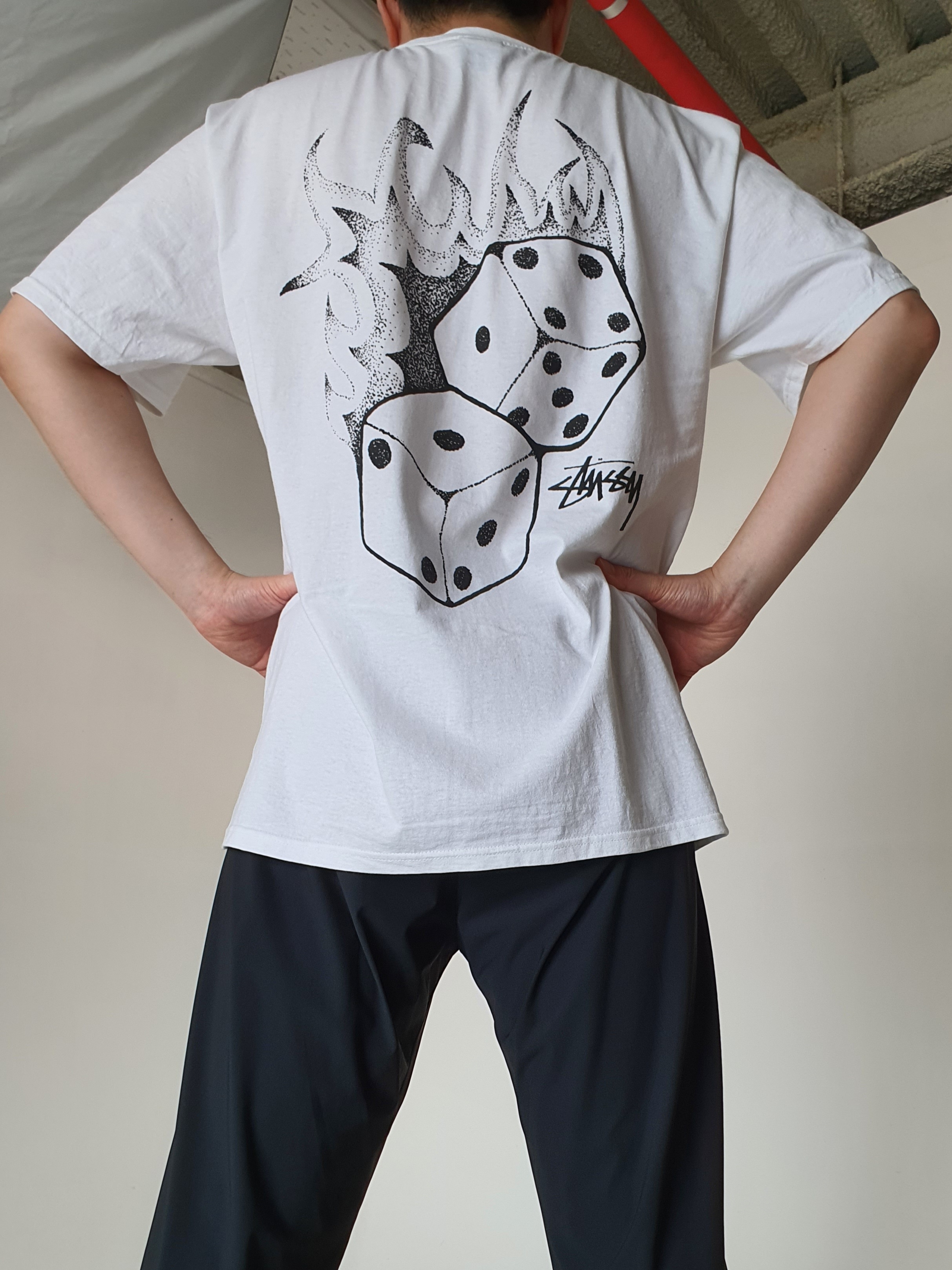 Stussy Fire Dice T-Shirt White, Nike Air More Uptempo Scottie Pippen 착용 스타일 - 3