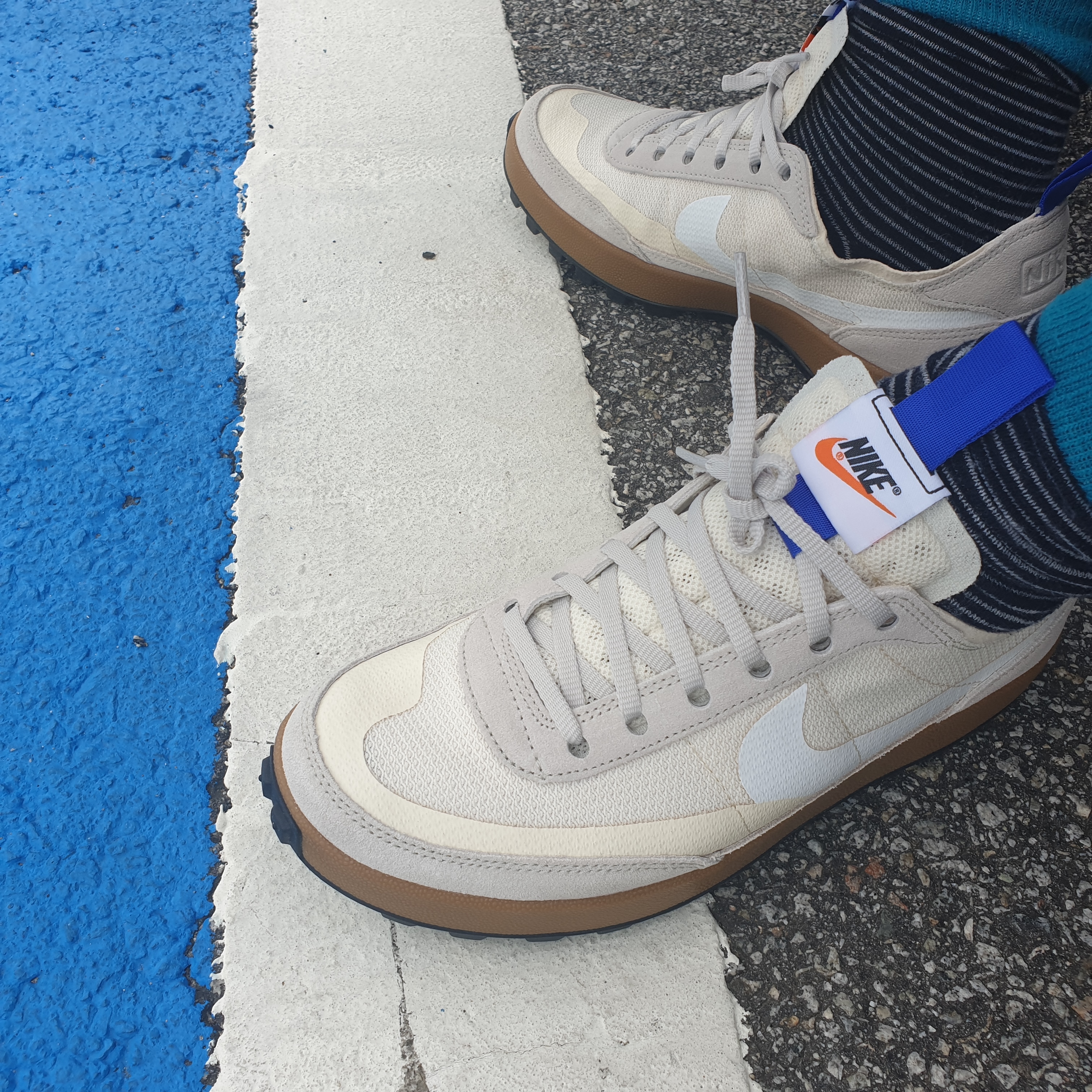 Nike x Tom Sachs General Purpose Shoe Light Cream 착용 스타일
