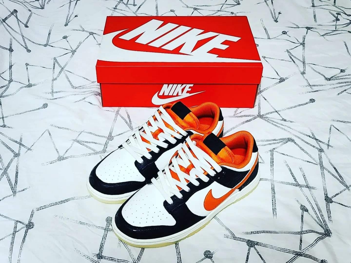 Nike Dunk Low Retro PRM Halloween 착용 스타일 - 1