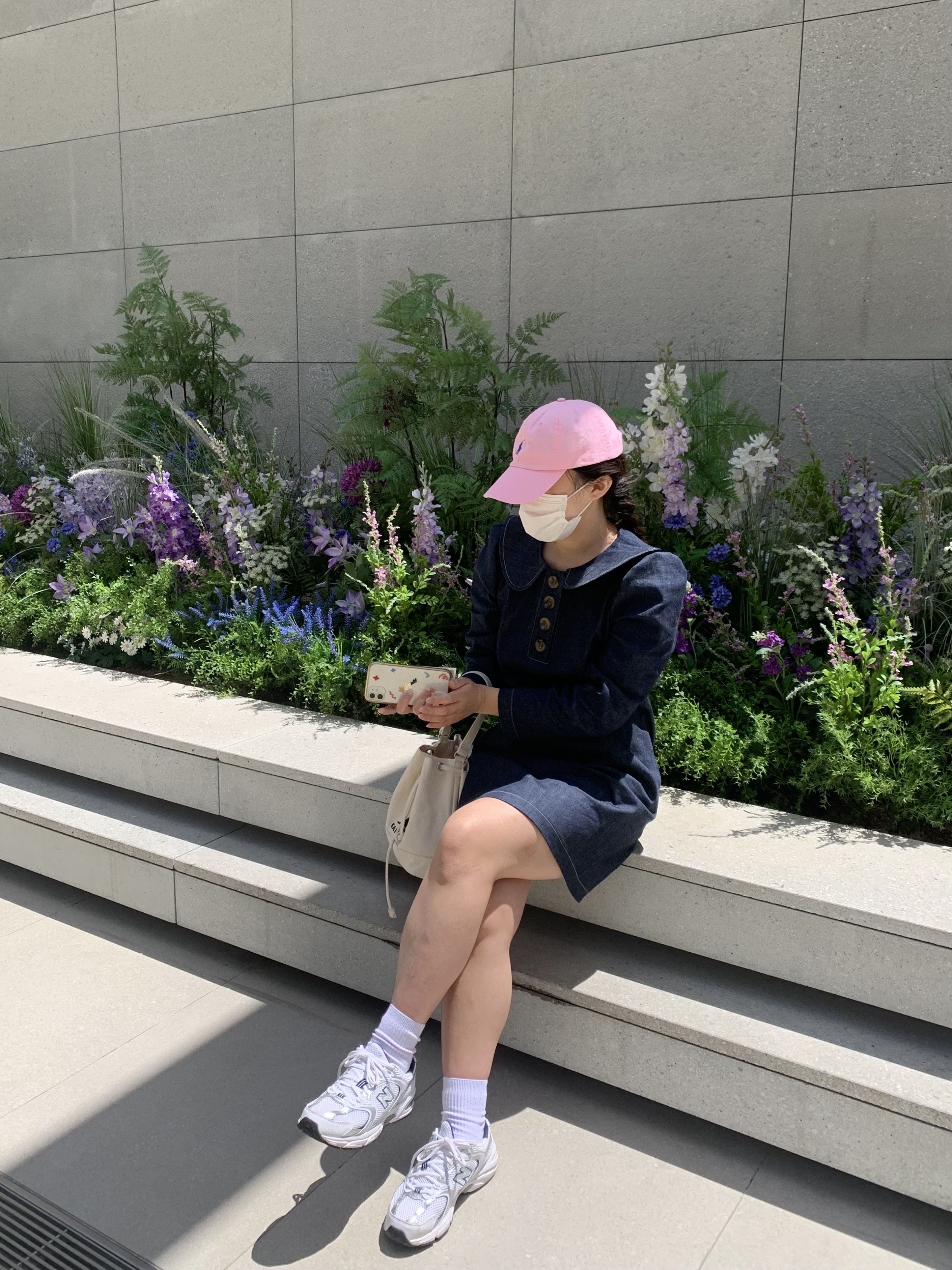 New Balance 530 White 착용 스타일 - 1