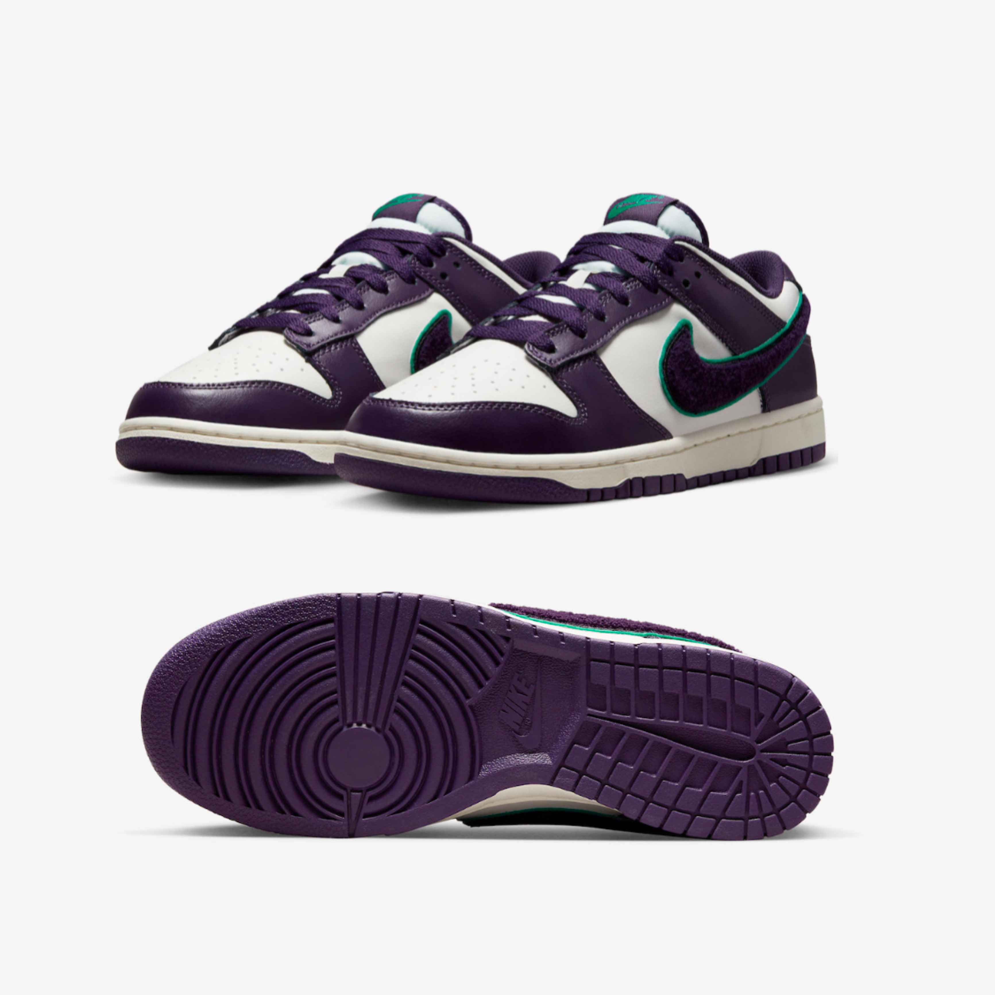 Nike Dunk Low Grand Purple 착용 스타일 - 2