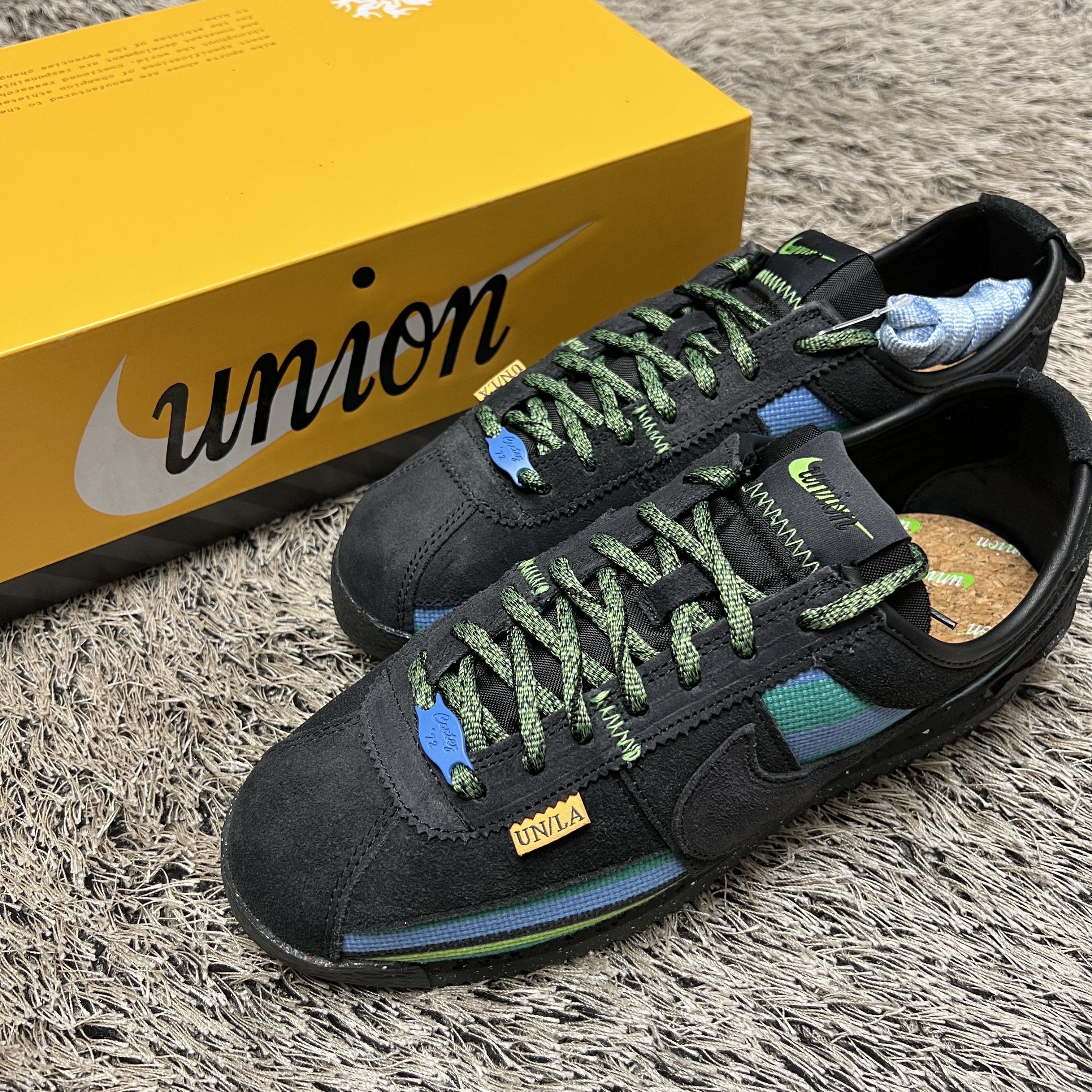 Nike x Union Cortez SP Off Noir 착용 스타일 - 5
