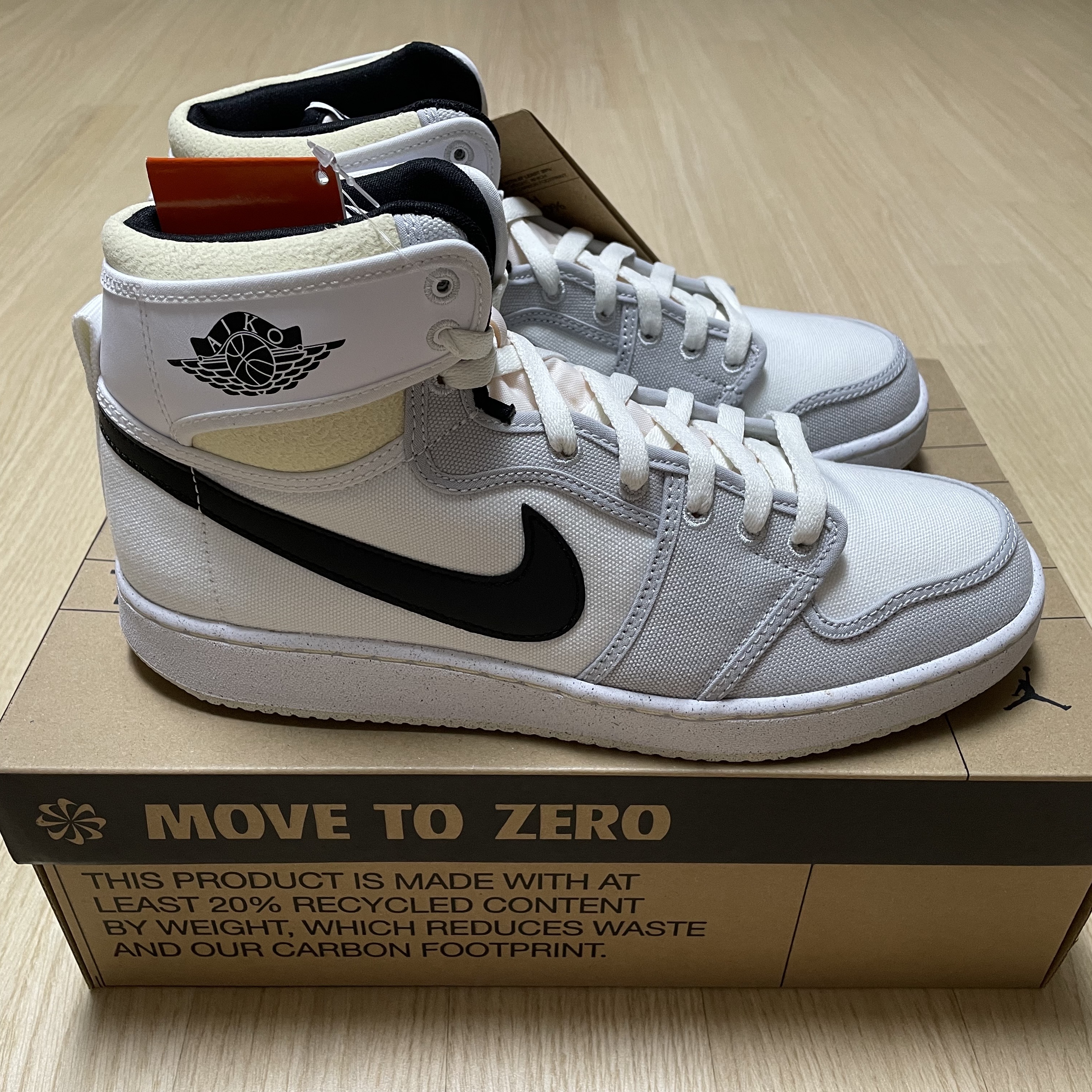 Jordan 1 KO White and Black 착용 스타일 - 2