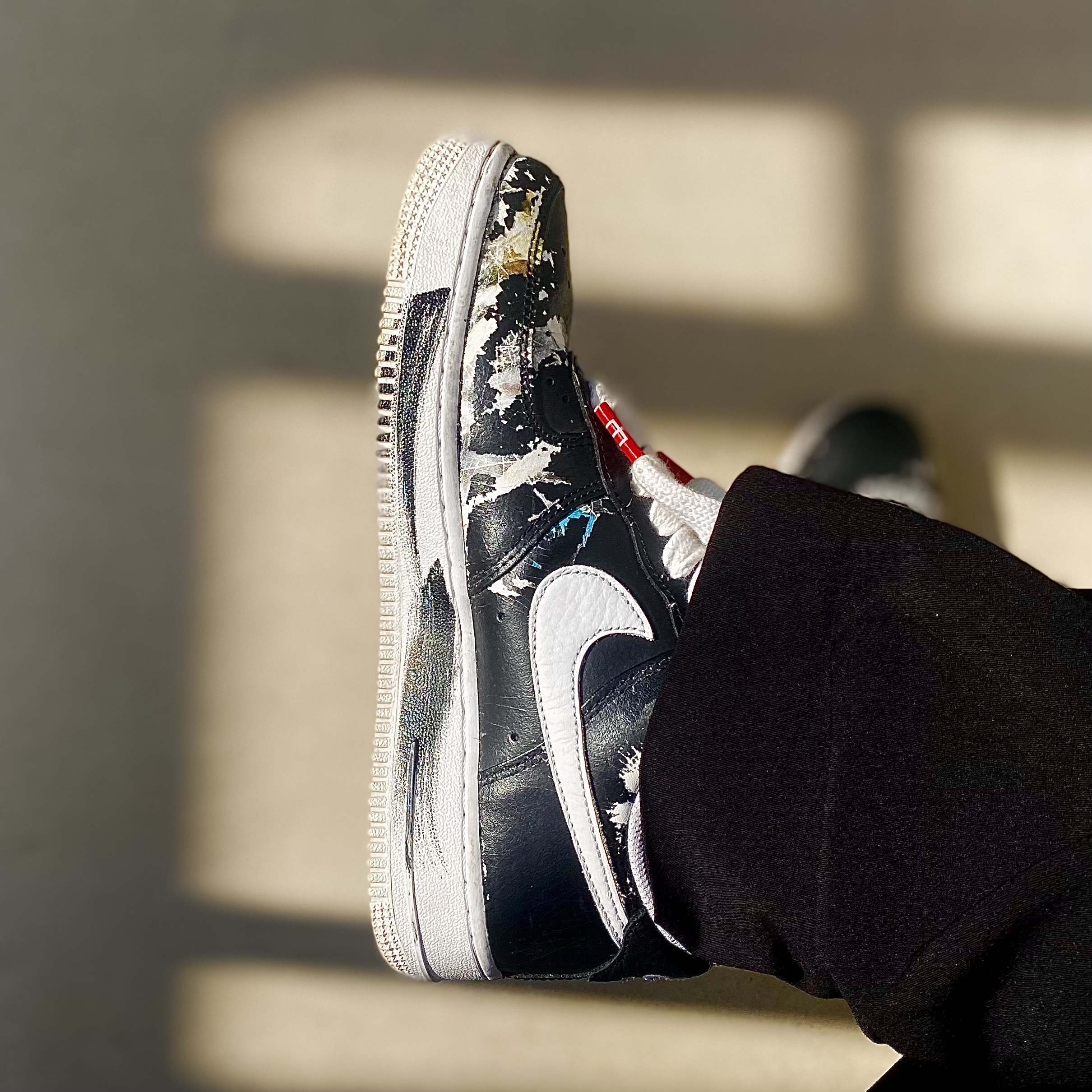Nike x Peaceminusone Air Force 1 Low Para-Noise 착용 스타일