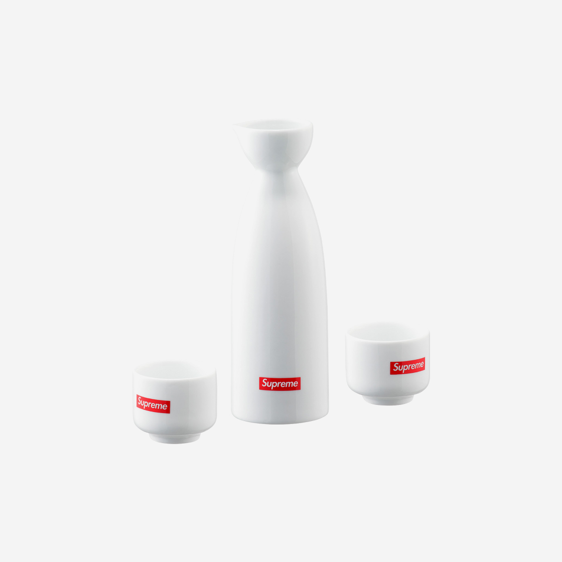 17AW Supreme Sake Set シュプリーム 酒 セット 徳利 お猪口 白