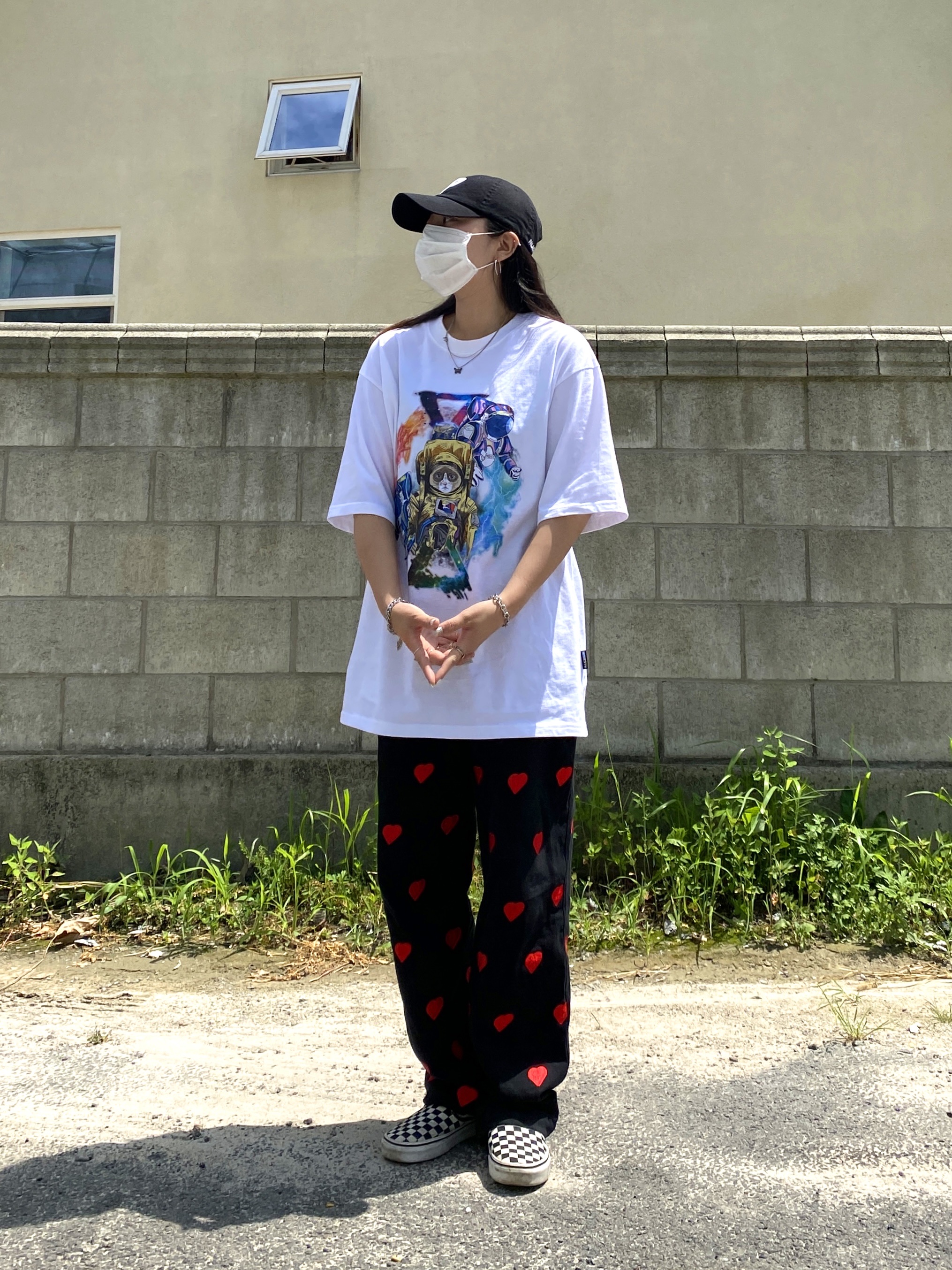 Palace Canvas P 6-Panel Black - 21FW 착용 스타일 - 3