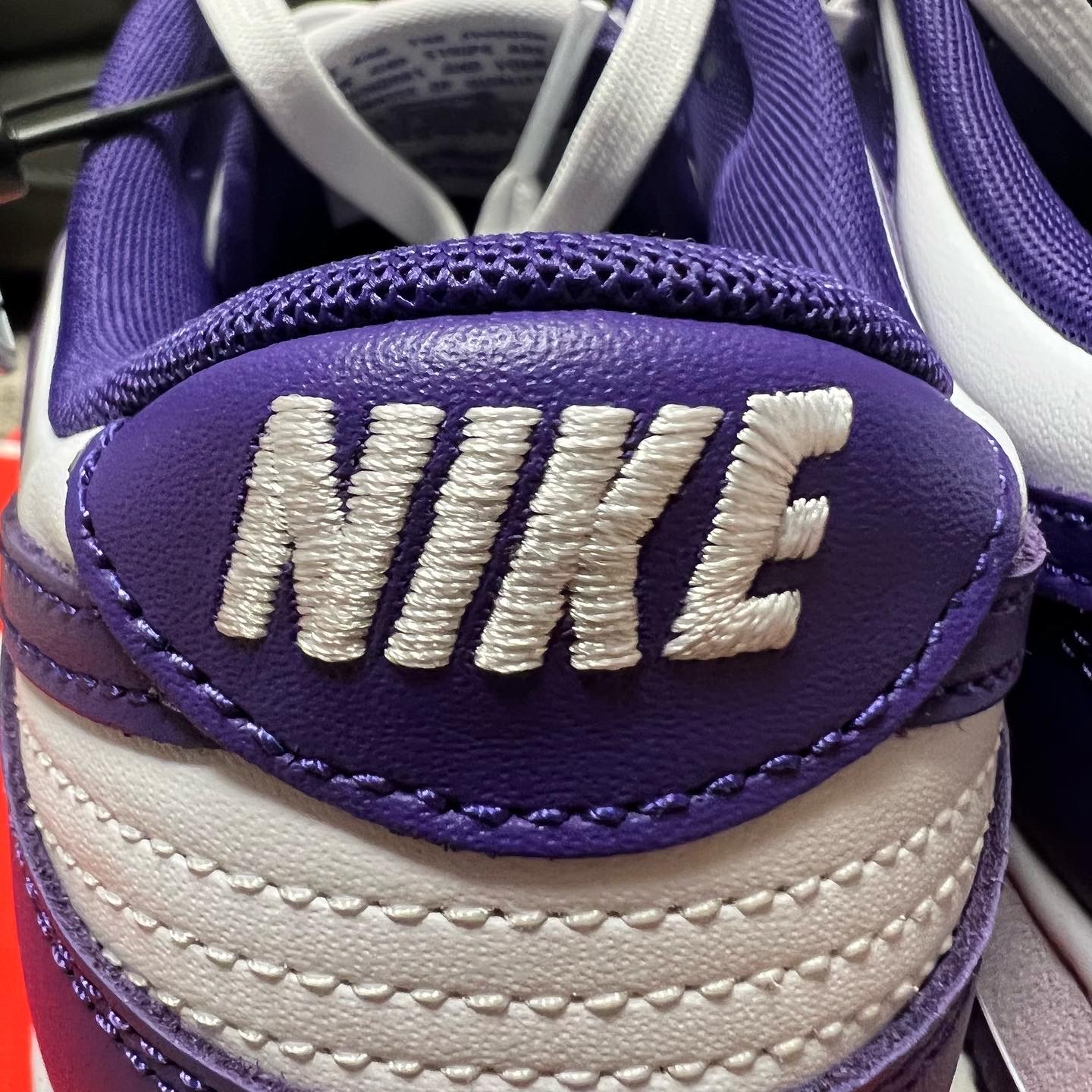 Nike Dunk Low Retro Championship Court Purple 착용 스타일 - 4