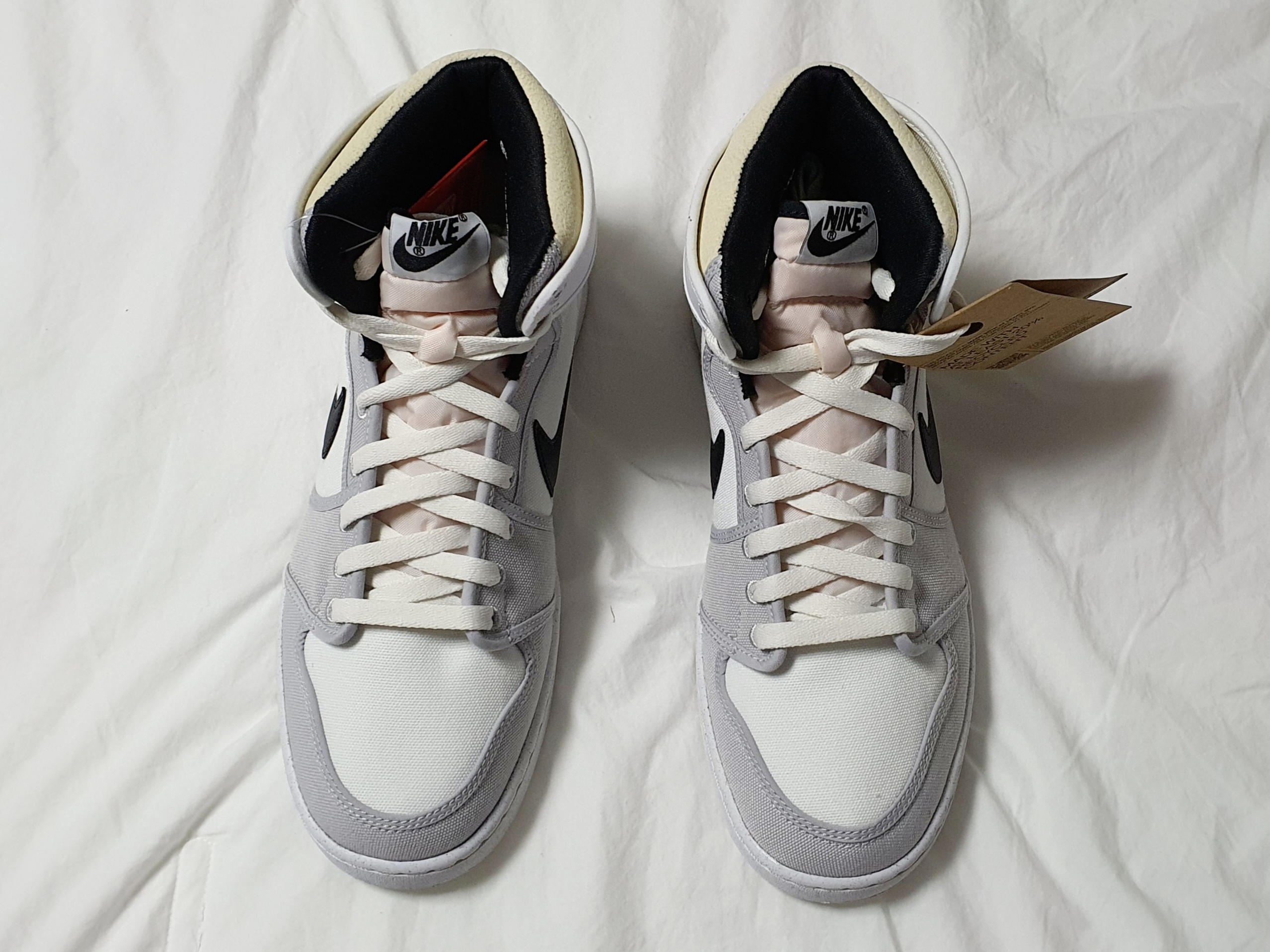 Jordan 1 KO White and Black 착용 스타일 - 4