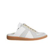 (W) Maison Margiela Replica Cut-Out Sneakers White