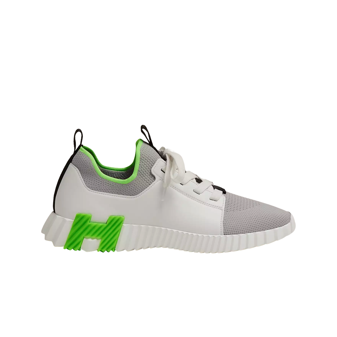 에르메스 디파트 스니커즈 니트 & 그리 블랑(Hermes Depart Sneakers Knit & Gris Blanc) - 1