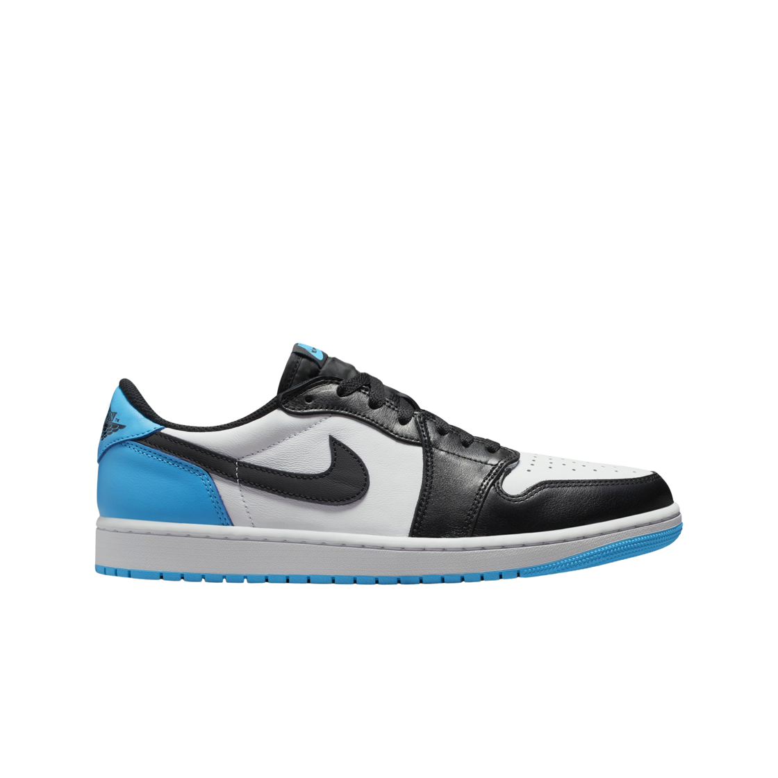 조던 1 레트로 로우 OG 블랙 앤 다크 파우더 블루(Jordan 1 Retro Low OG Black and Dark Powder Blue)