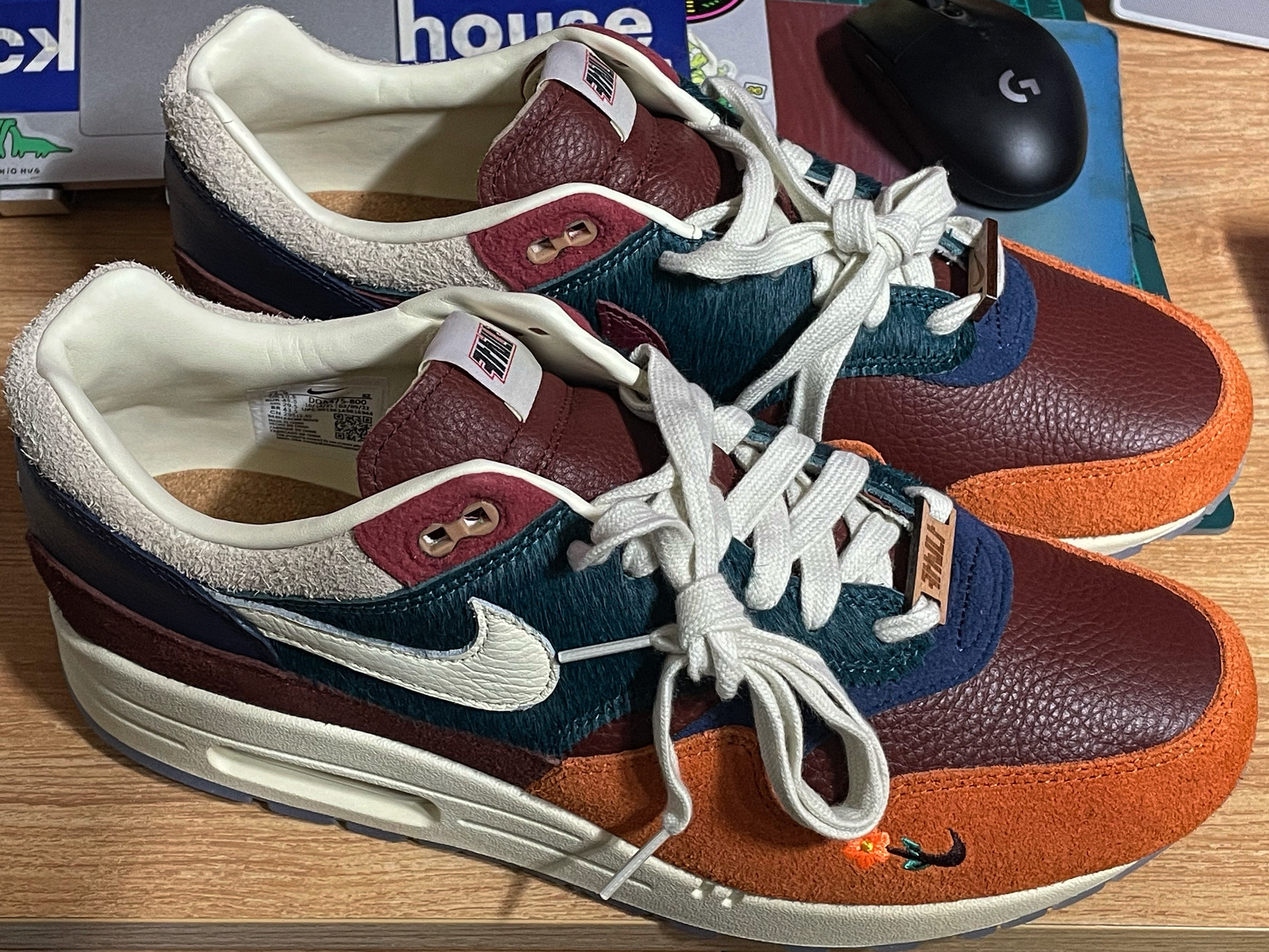 Nike x Kasina Air Max 1 SP Won-Ang Orange 착용 스타일