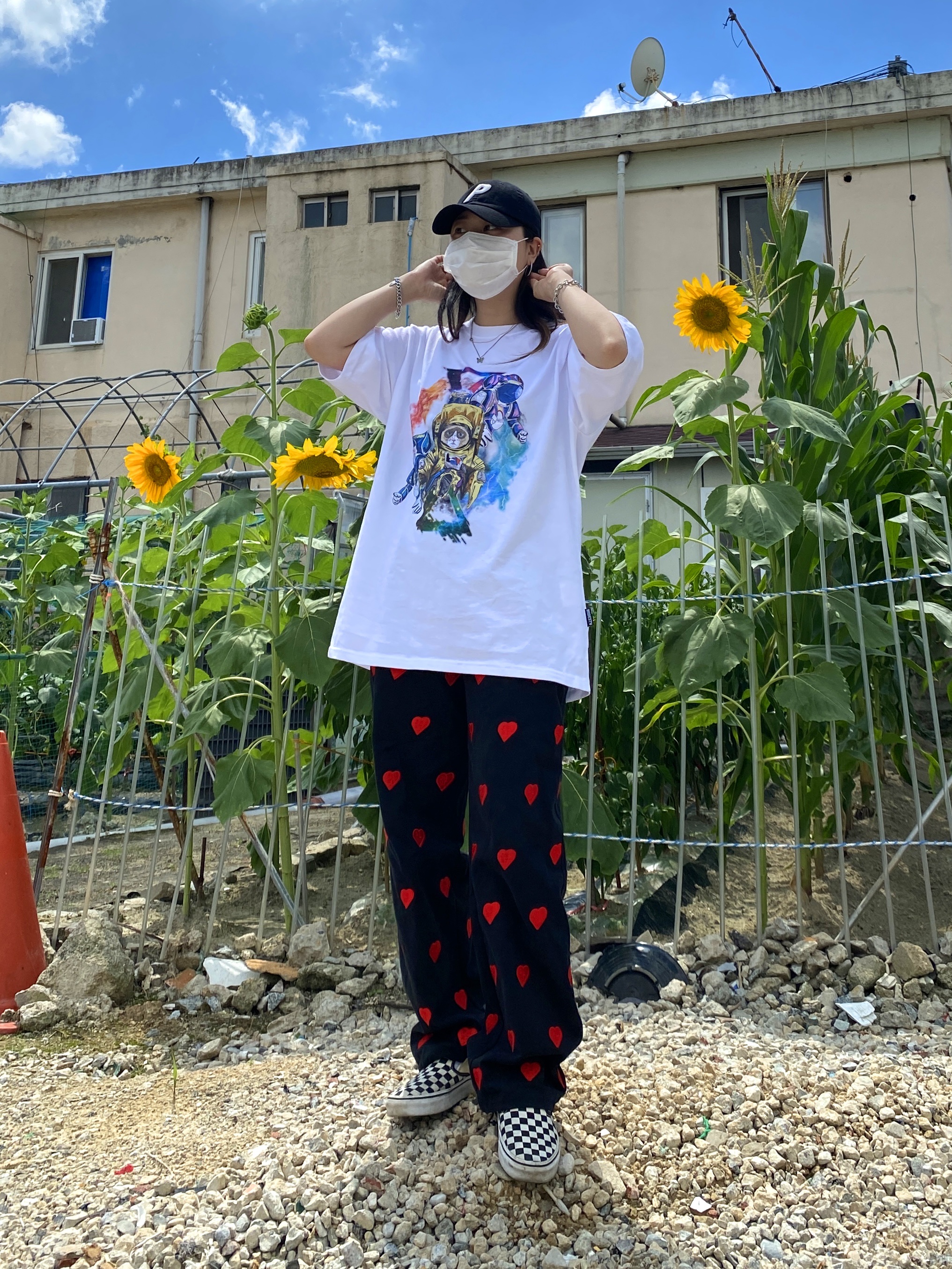 Palace Canvas P 6-Panel Black - 21FW 착용 스타일 - 5