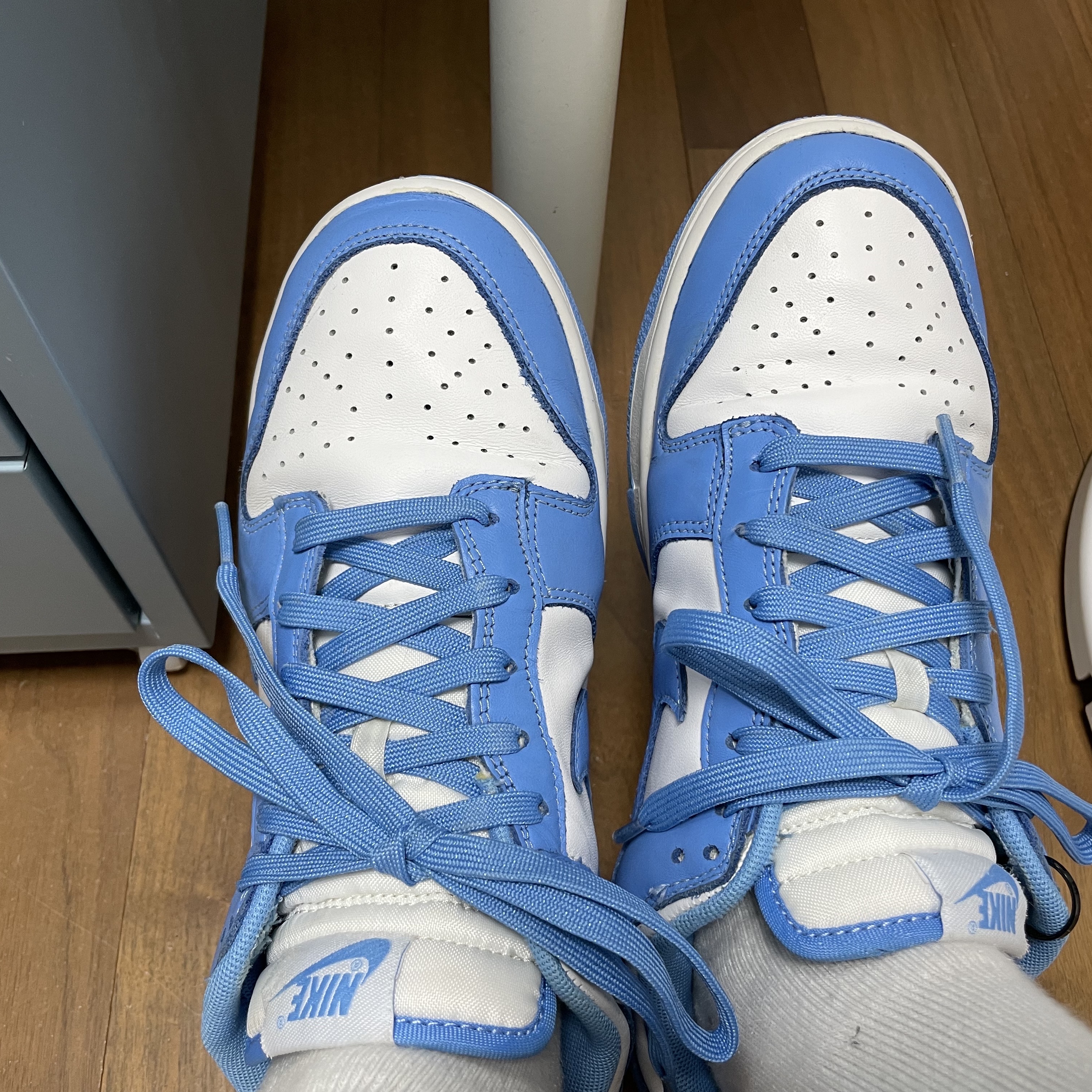 Nike Dunk Low Retro University Blue 착용 스타일