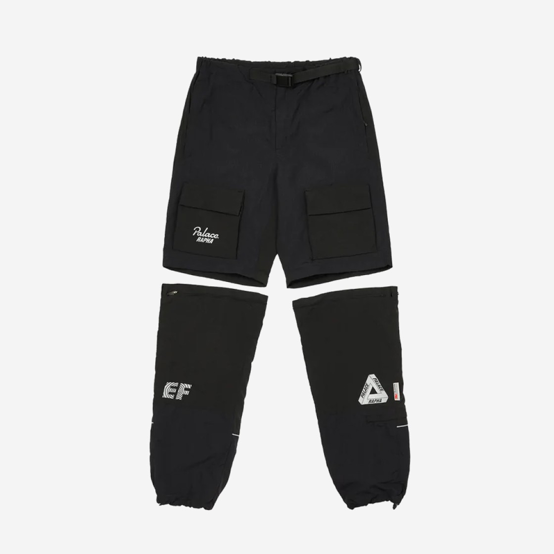 Palace x Rapha EF Education First Tech Zip-Off Trousers Black - 22SS 상세 이미지 2