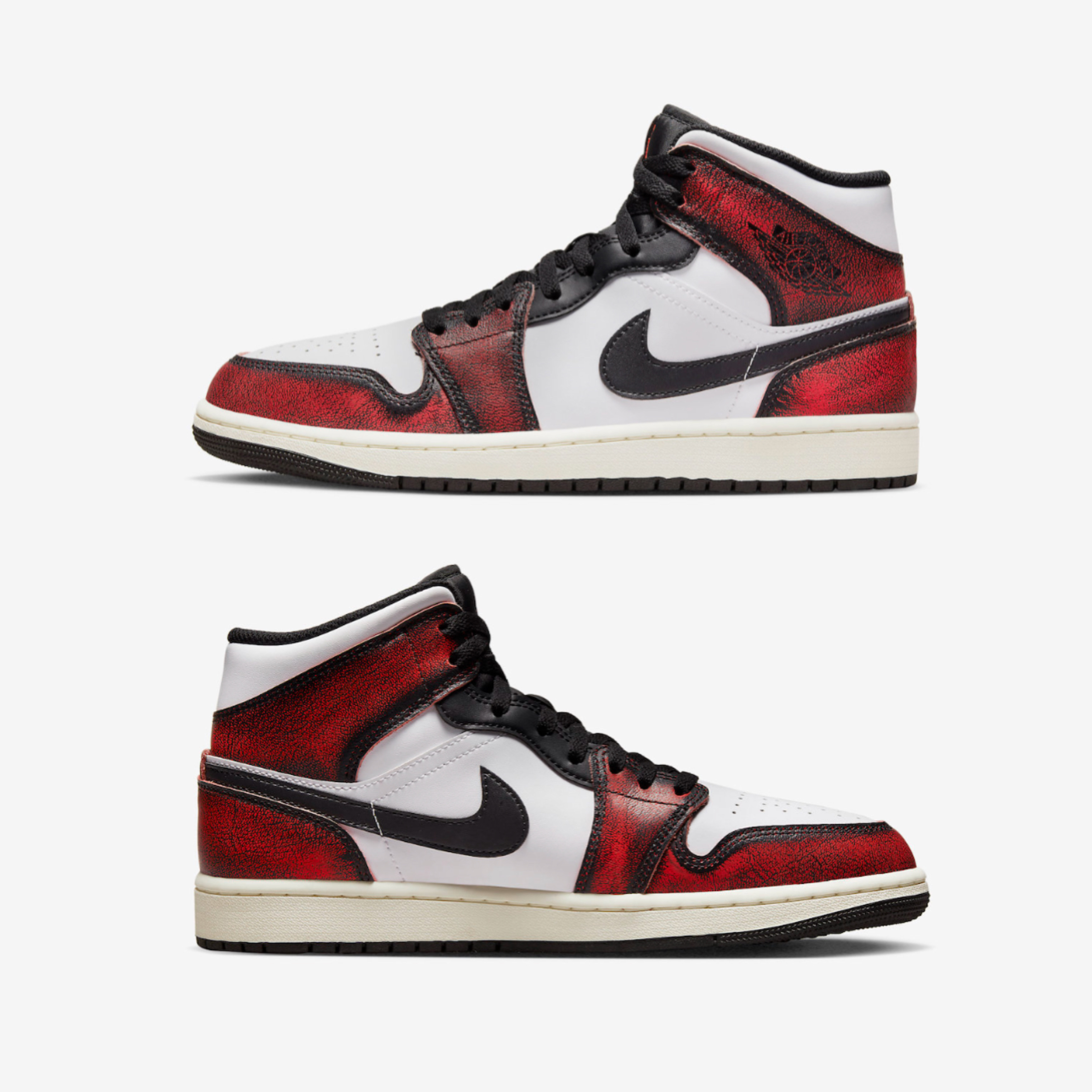 Jordan 1 Mid SE Infrared 23 착용 스타일 - 3