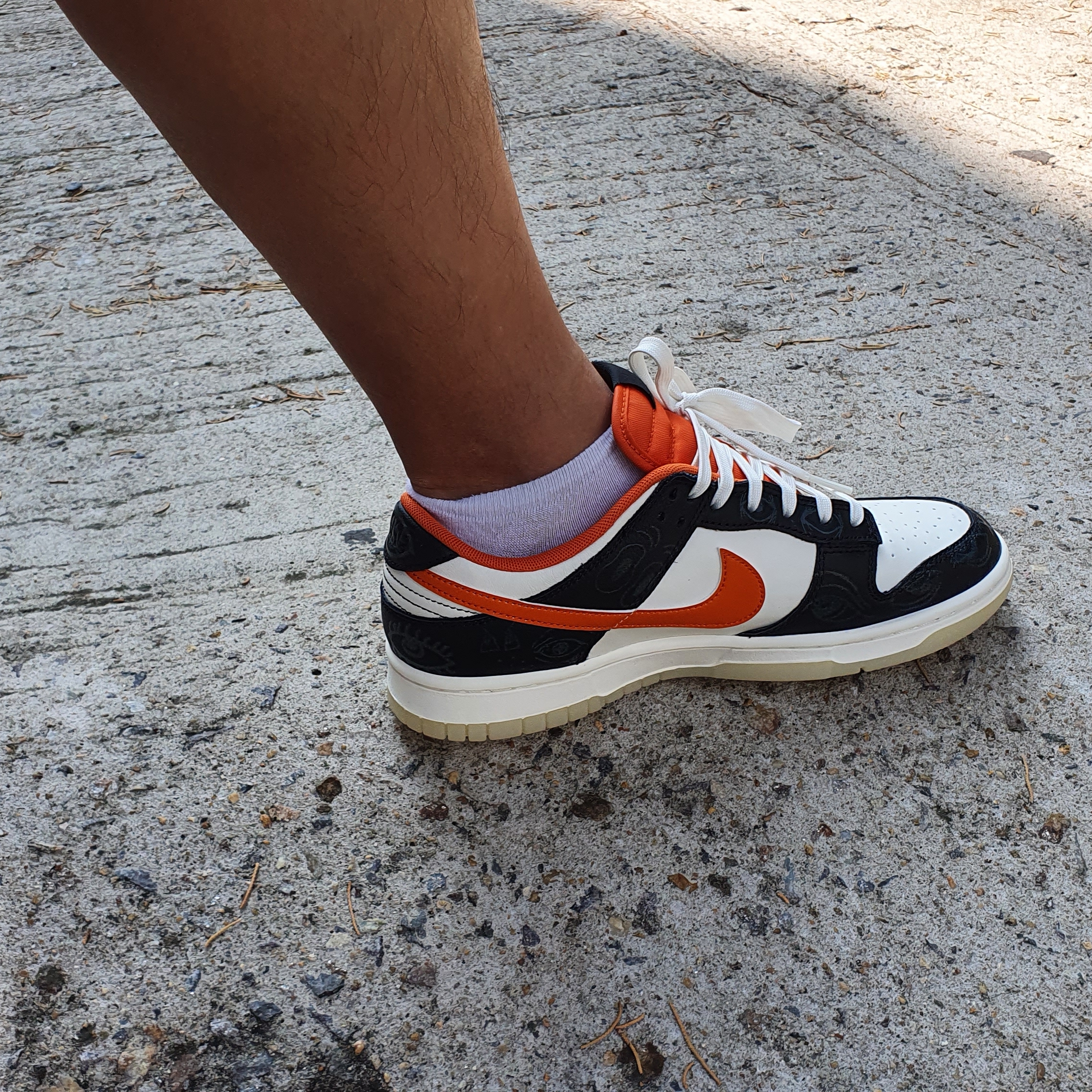 Nike Dunk Low Retro PRM Halloween 착용 스타일 - 2