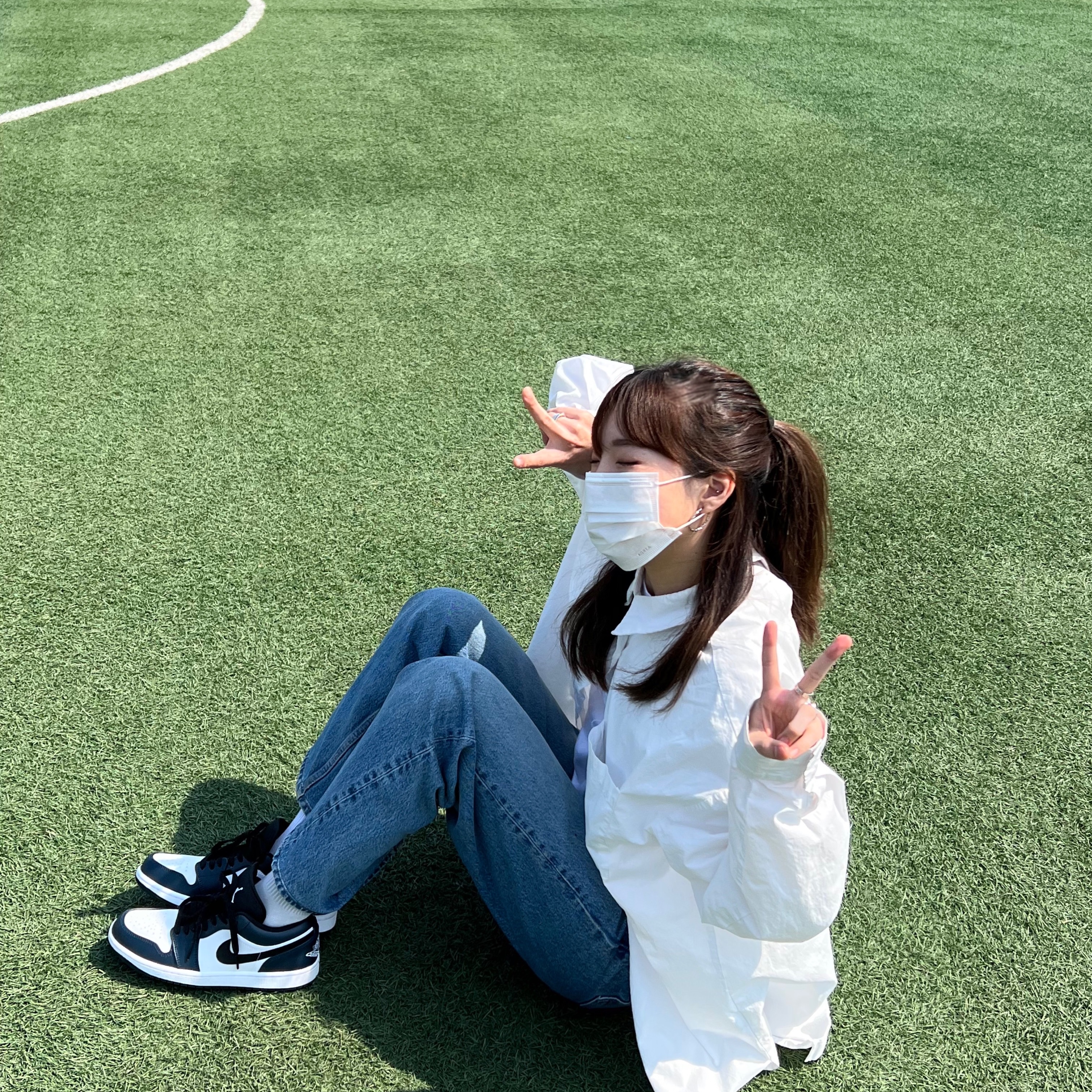 Jordan 1 Low Dark Teal 착용 스타일 - 1
