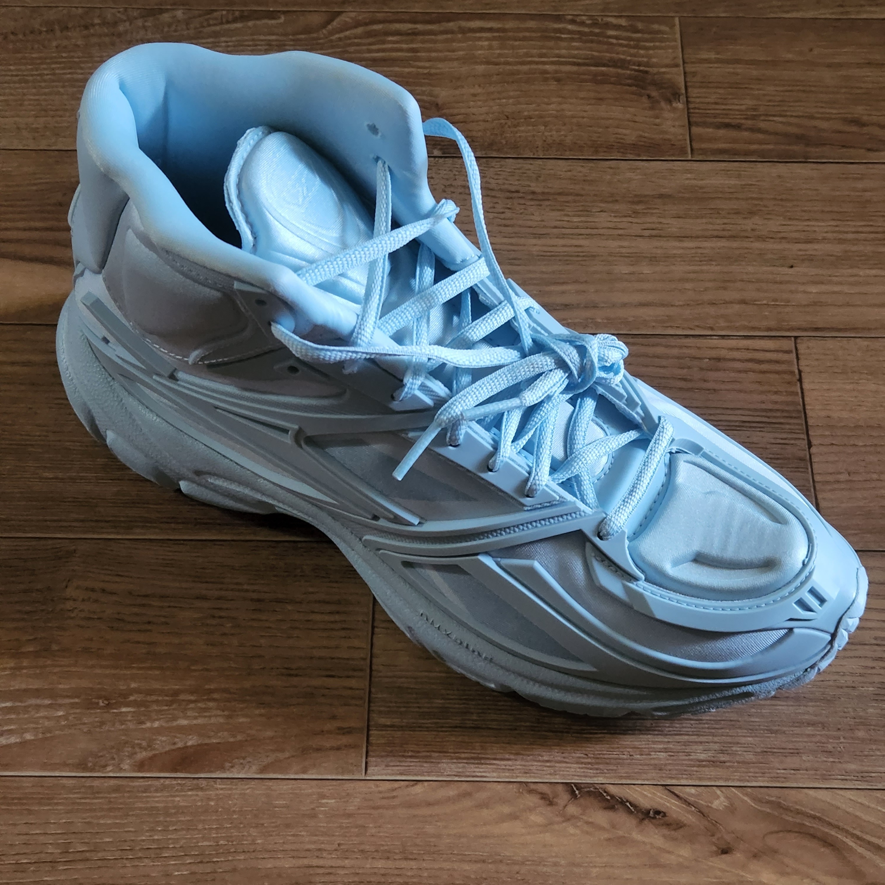 Reebok x Kanghyuk Premier Road Modern Mid Black, Reebok x Kanghyuk Premier Road Modern Mid Light Blue 착용 스타일 - 3