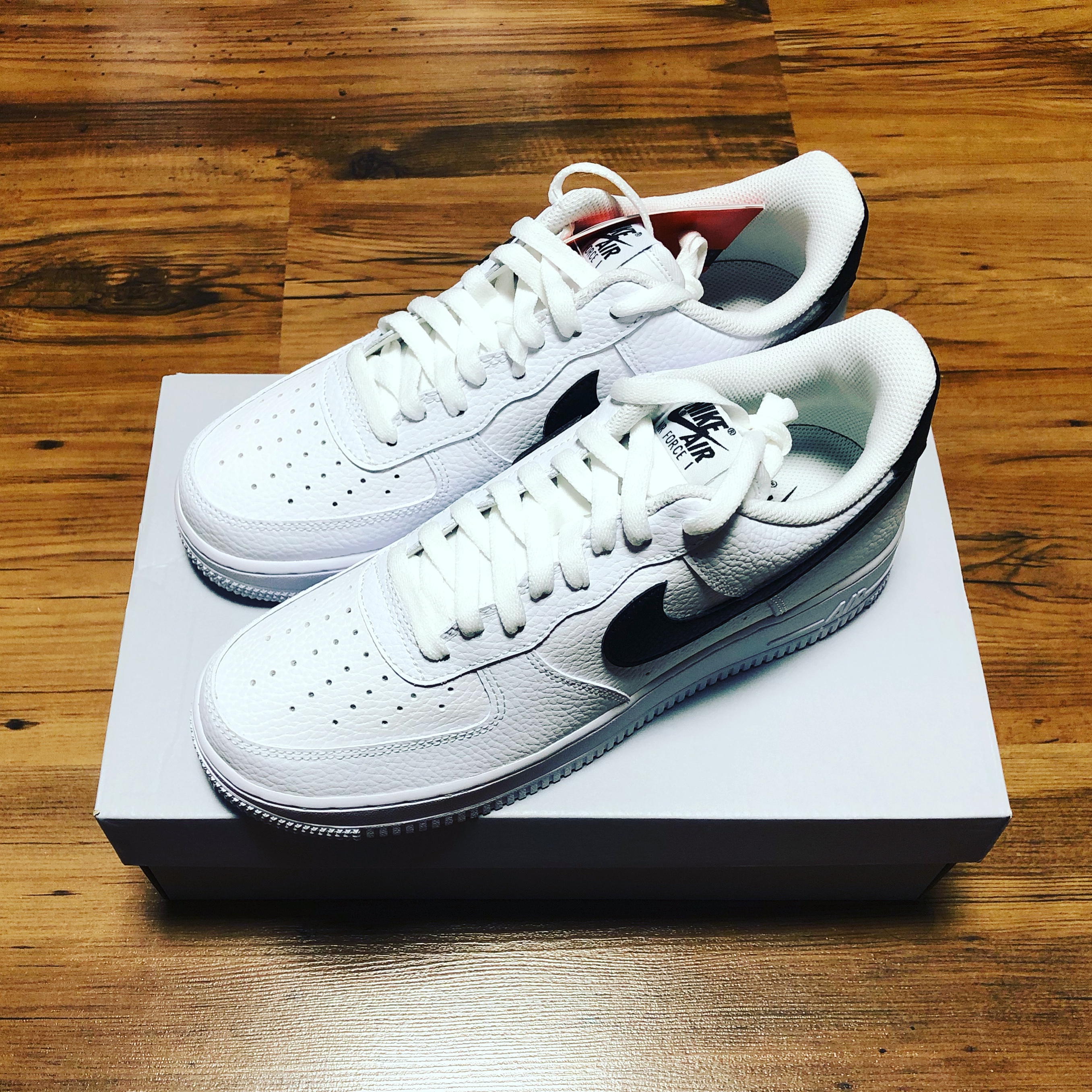 Nike Air Force 1 '07 White Black 착용 스타일