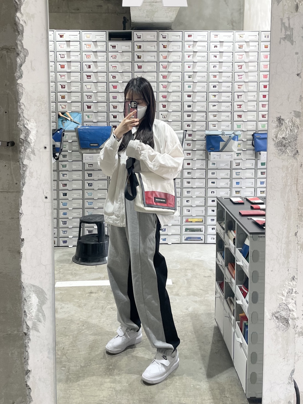 Nike x Peaceminusone Kwondo1 White 착용 스타일