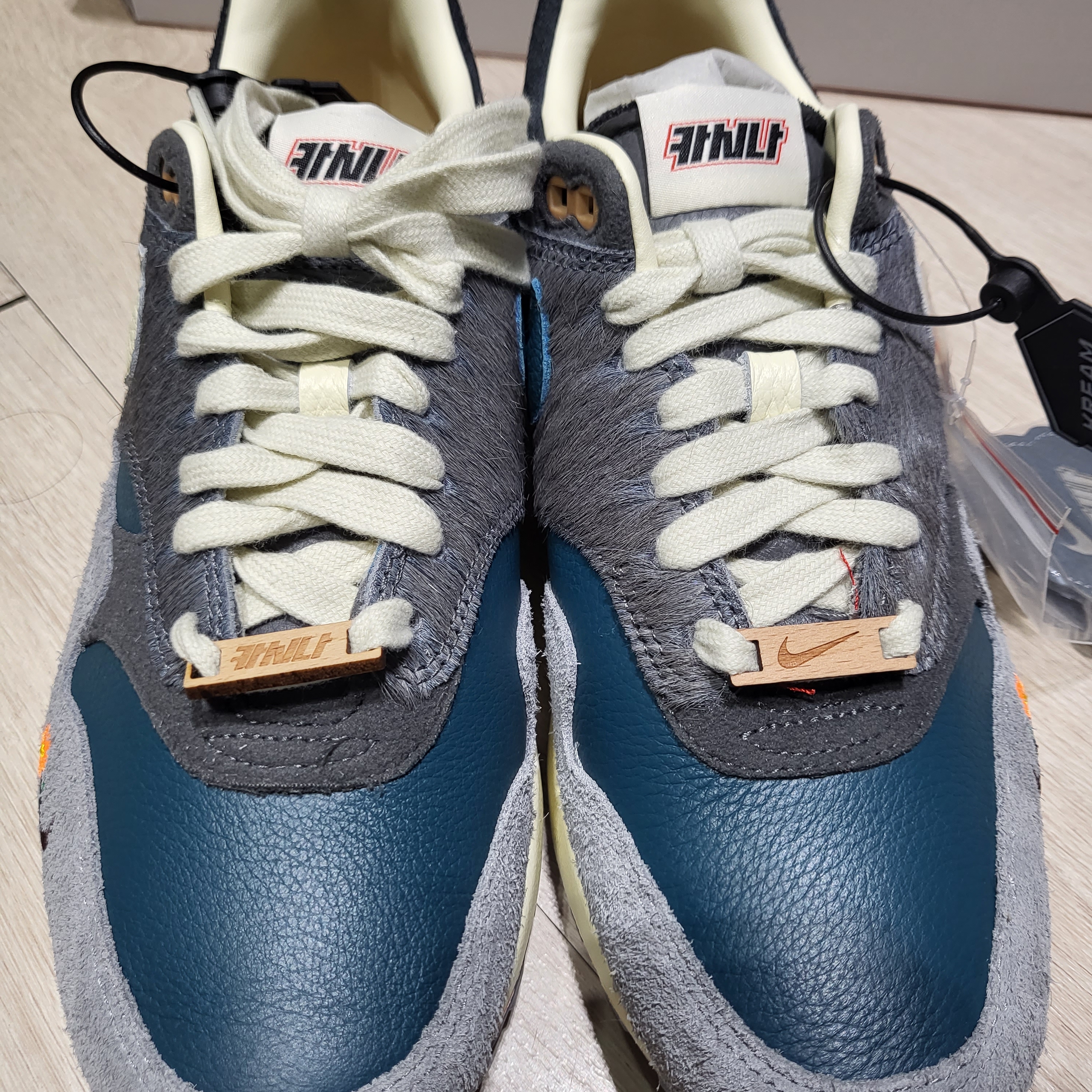 Nike x Kasina Air Max 1 SP Won-Ang Particle Grey 착용 스타일