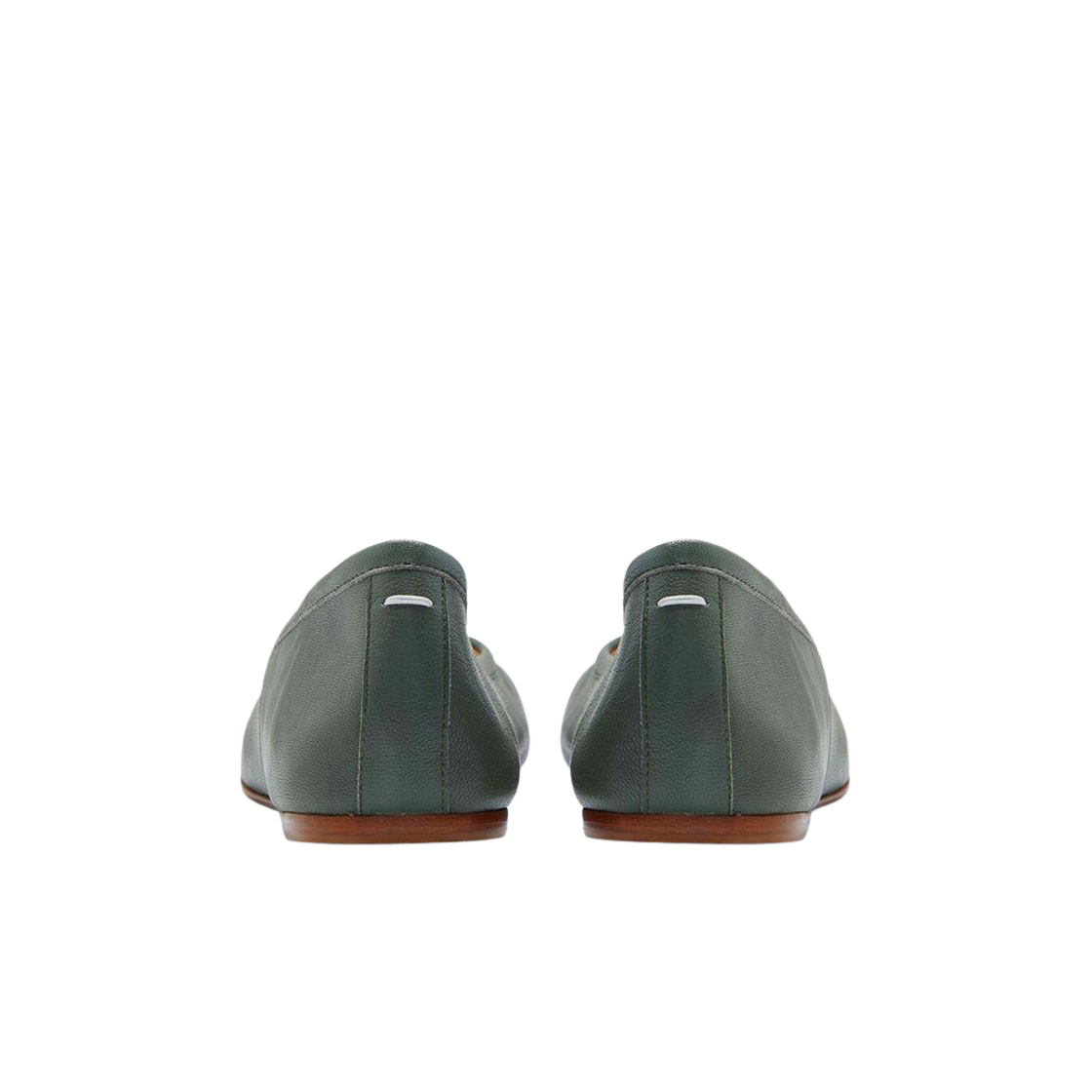 (W) 메종 마르지엘라 타비 발레리나 슈즈 밀리터리 그린((W) Maison Margiela Tabi Ballerina Shoes Miltary Green) - 3