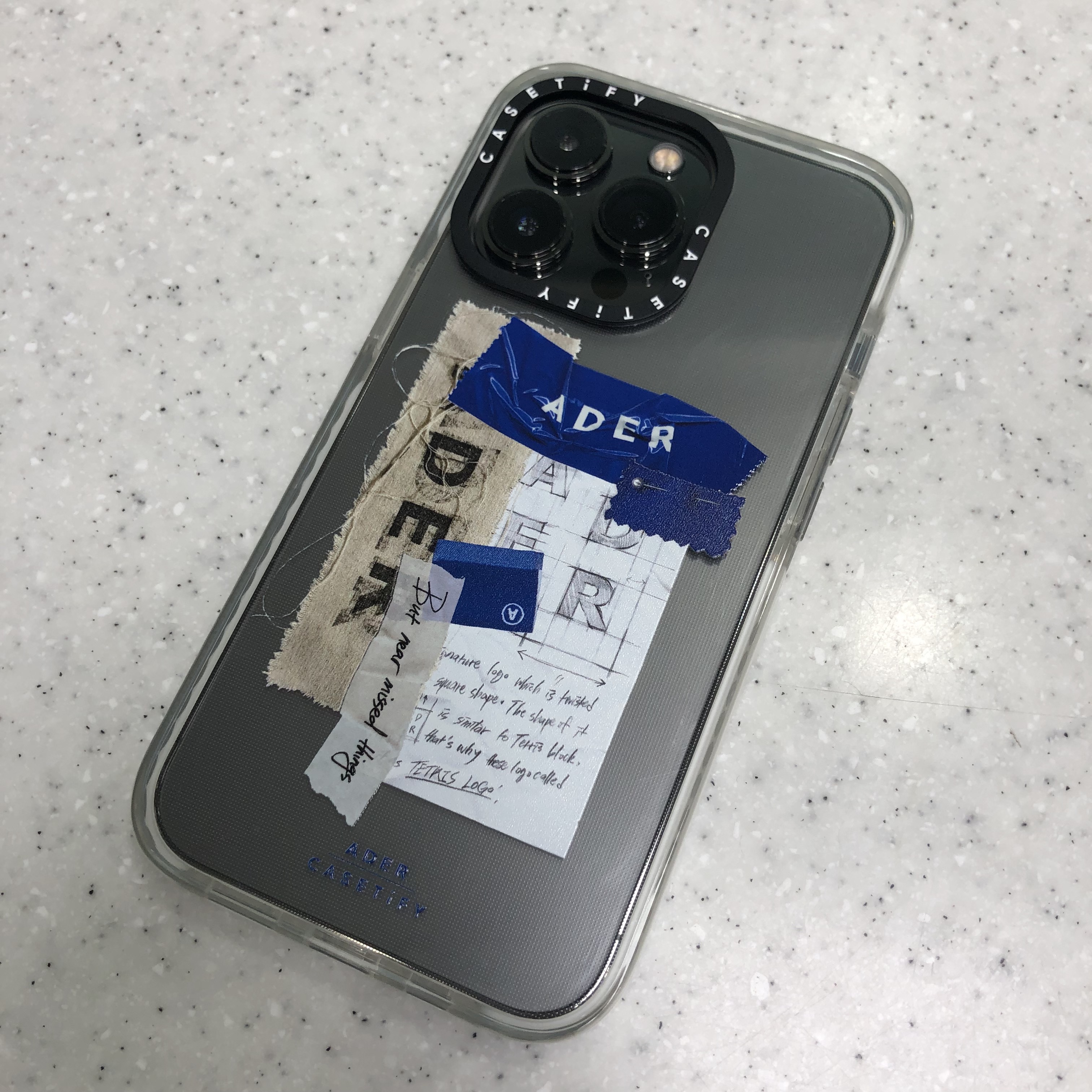 Casetify x Ader Error Sketch Impact iPhone Case 착용 스타일
