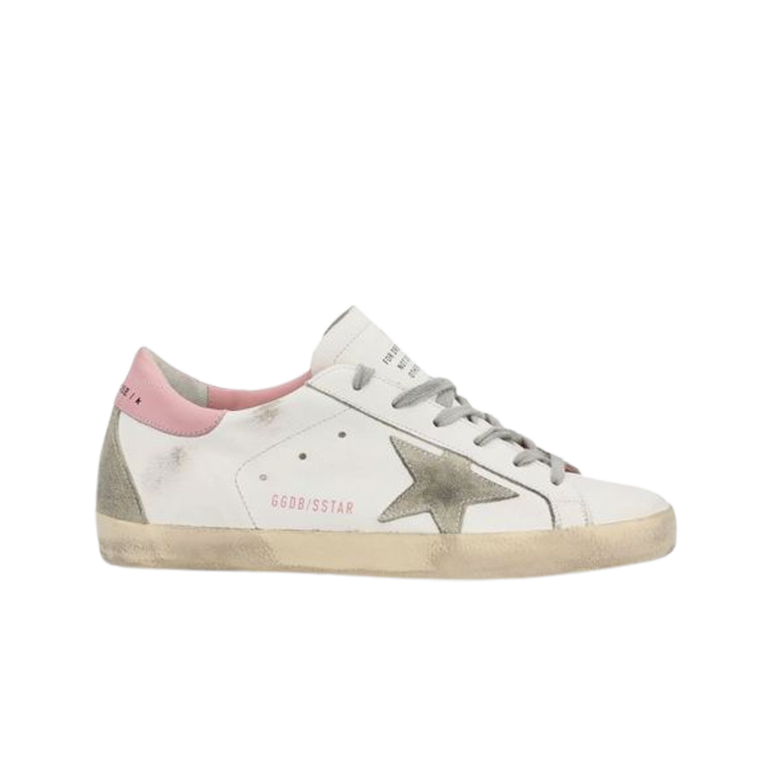 (W) 골든구스 슈퍼스타 화이트 핑크탭 스니커즈((W) Golden Goose Superstar White Pink Heel Tab Sneakers)