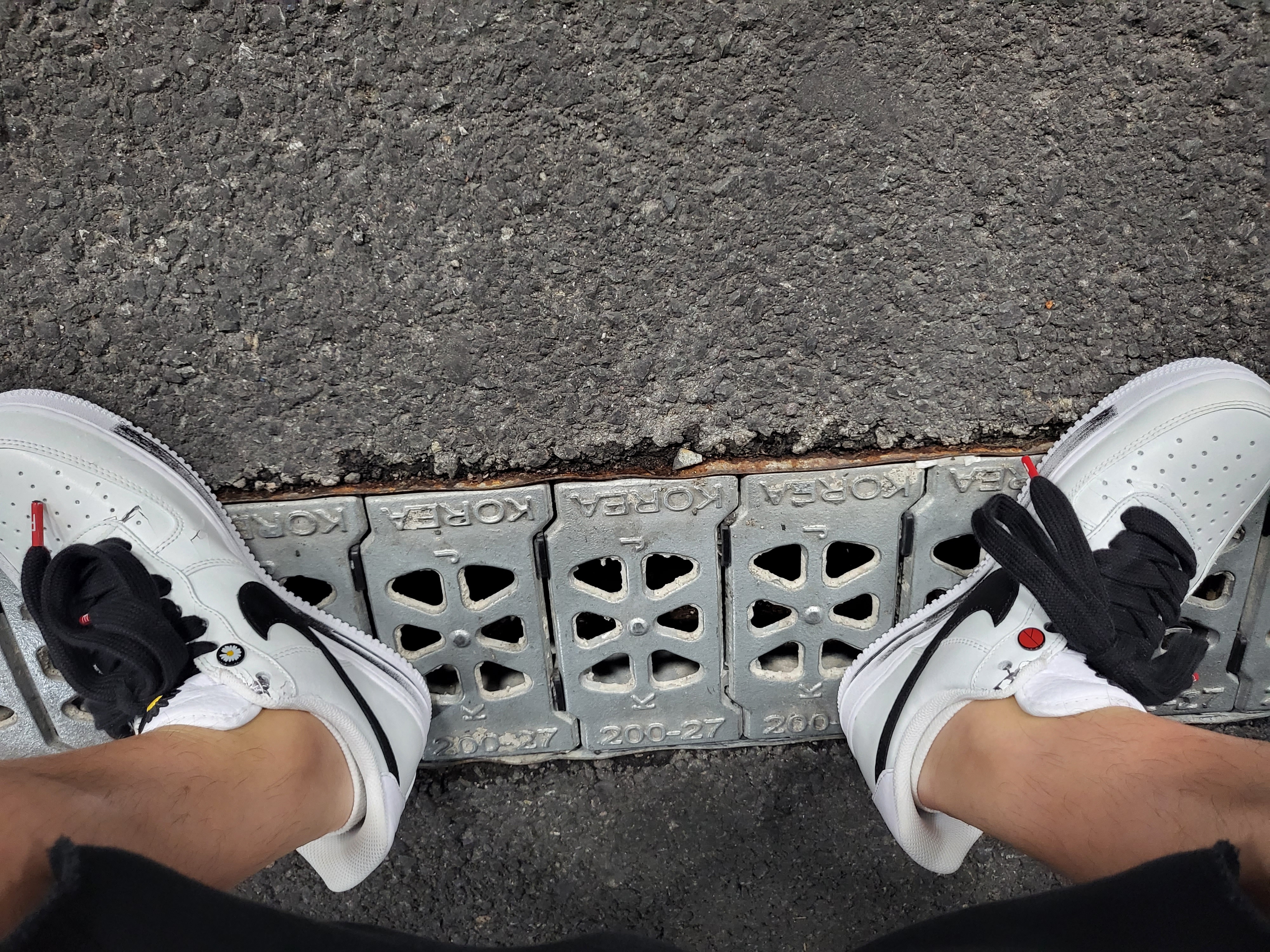 Nike x Peaceminusone Air Force 1 Low Para-Noise 2.0 착용 스타일
