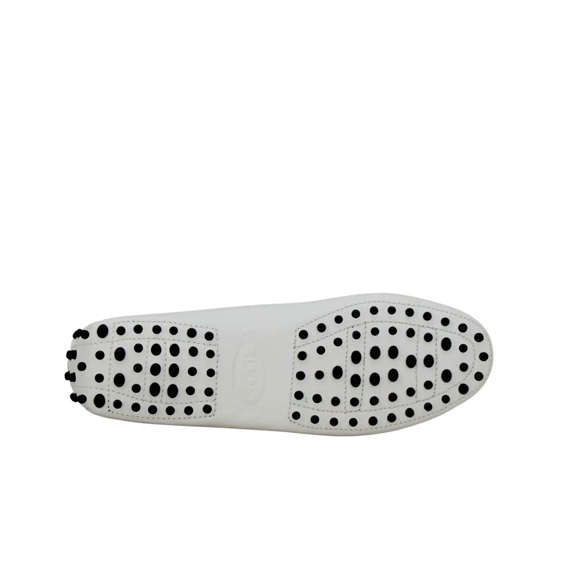 (W) 토즈 시티 고미노 가죽 드라이빙 슈즈 화이트((W) Tod's City Gommino Leather Driving Shoes White) - 2