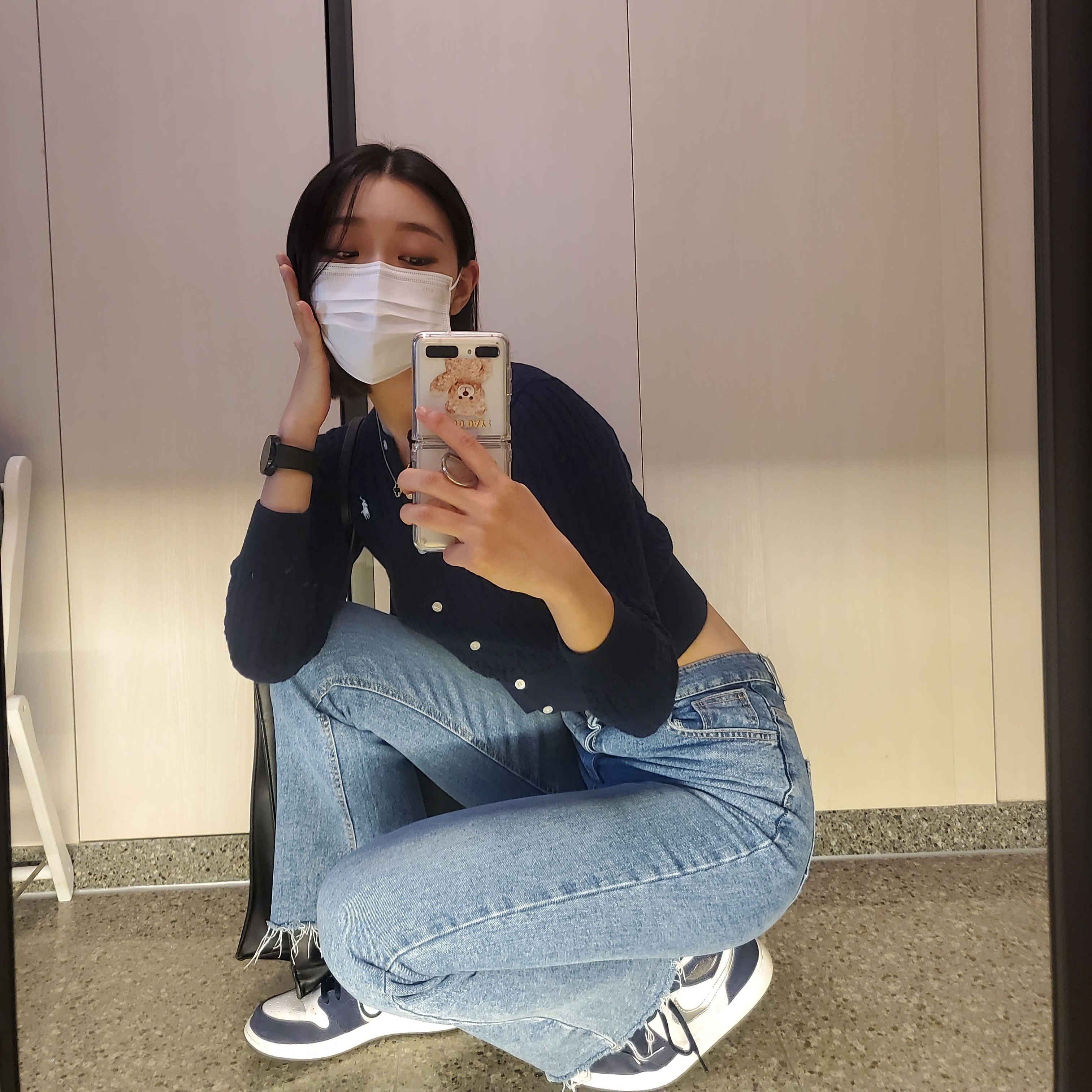 (GS) Jordan 1 Retro High OG CO.JP Midnight Navy 착용 스타일